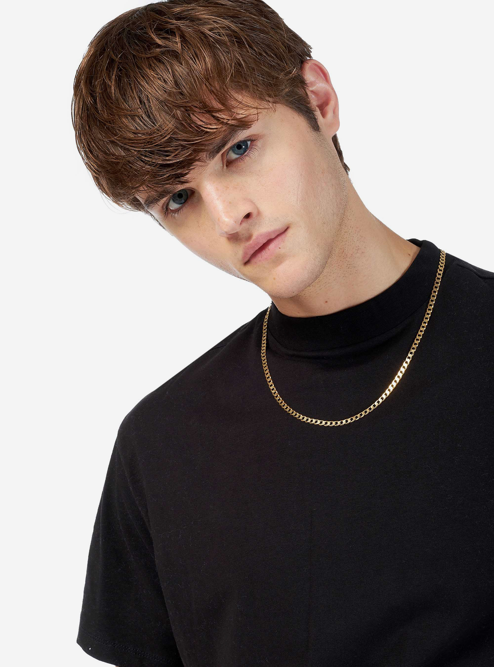 Maglietta tinta unita, NERO