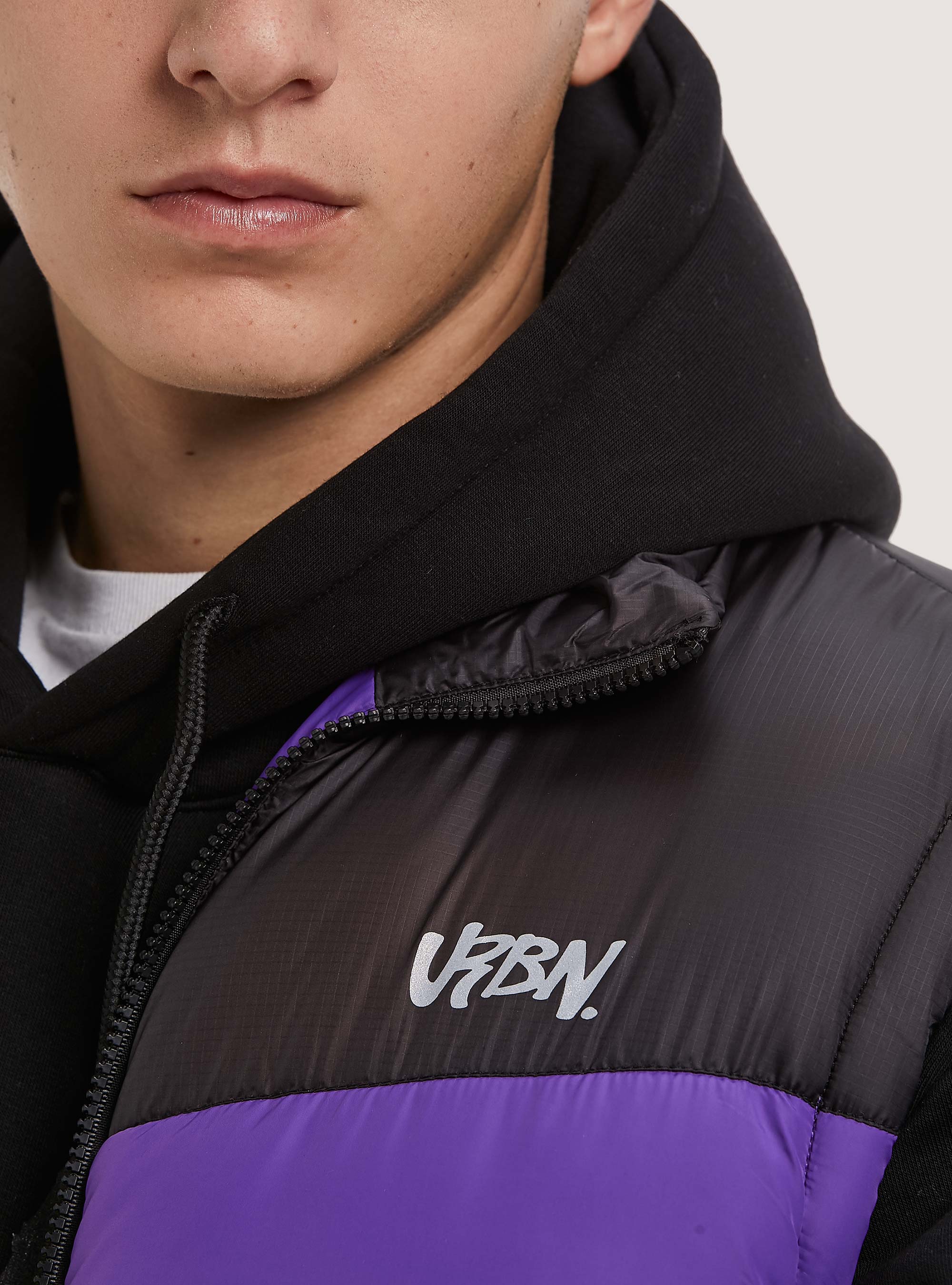 Gilet color&eacute;es avec impression, VI2 VIOLET MEDIUM