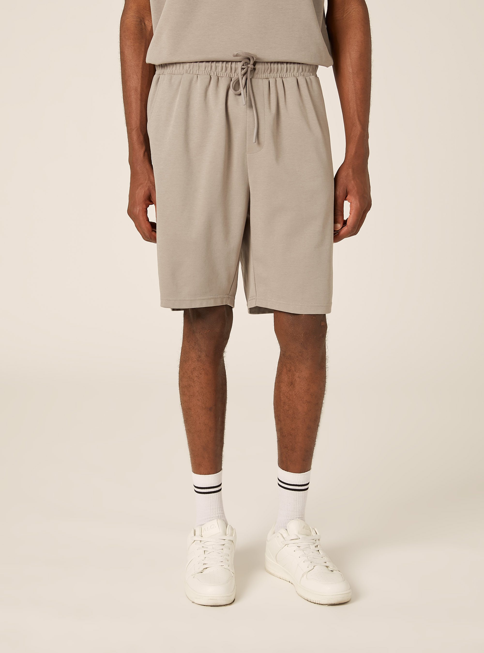Bermuda AIRes in jersey, GRIGIO MEDIO