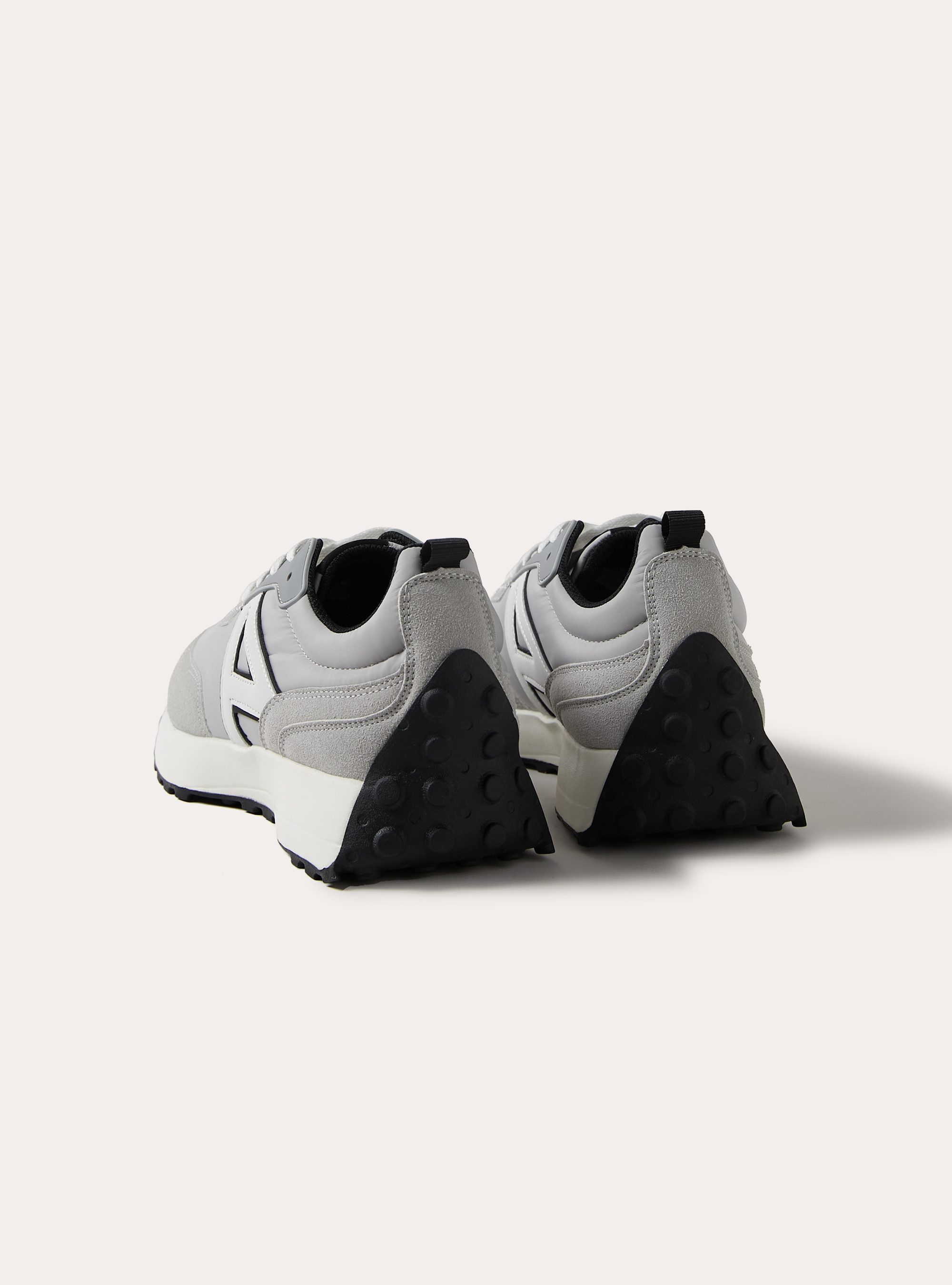 Sneakers con logo a contrasto, GY2 GREY MEDIUM