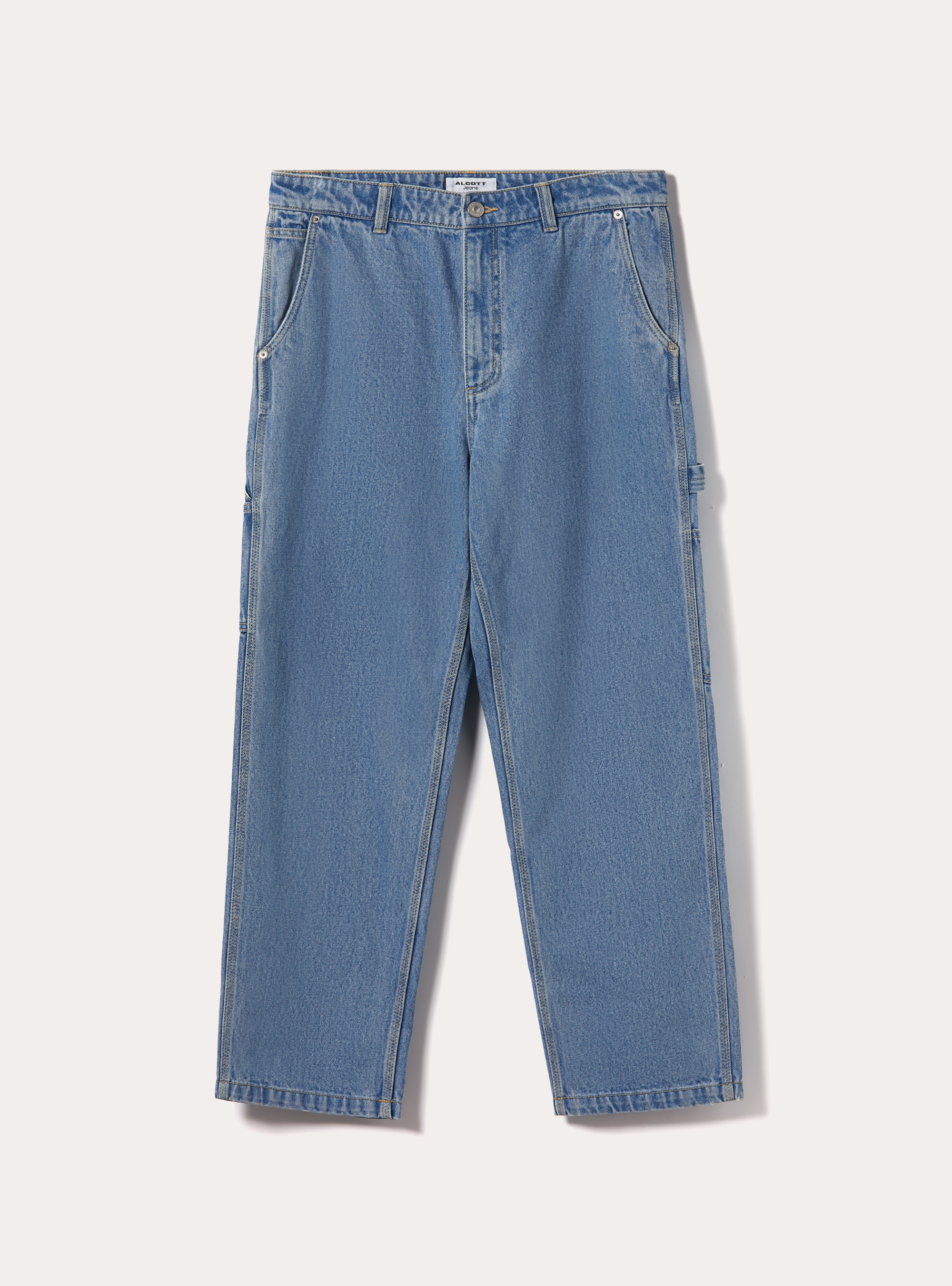 Jeans de charpentier ouvrier, D006 AZURE