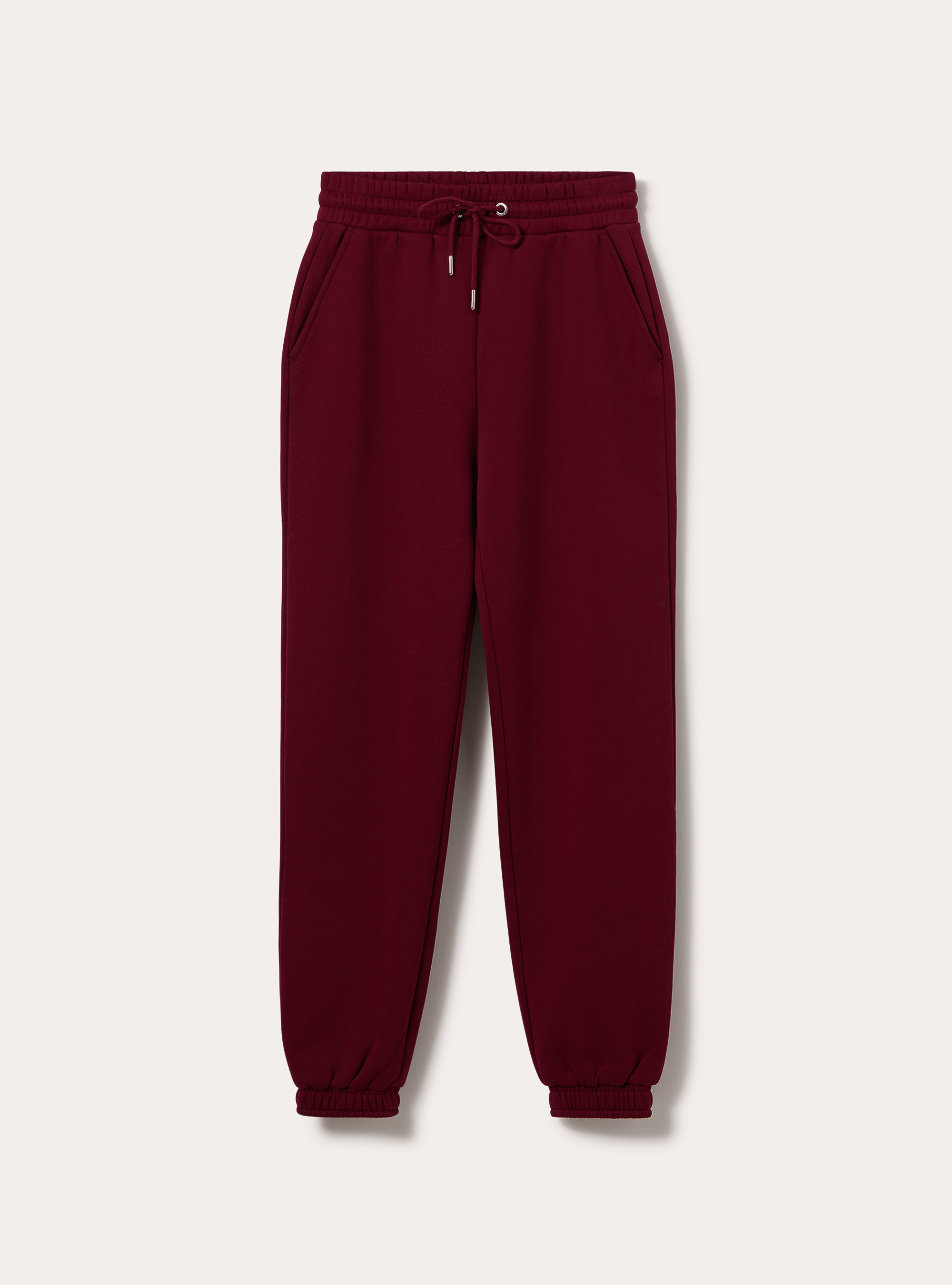 Jogger basic tinta unita, BO1 BORDEAUX DARK