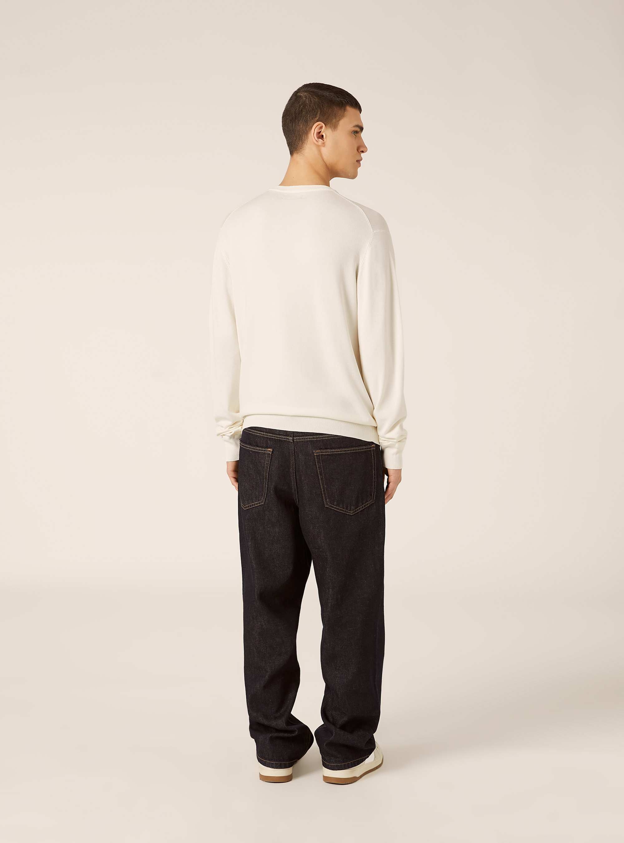 Sleeveless pullover in sustainable Ecovero viscose, WH1 OFF WHITE