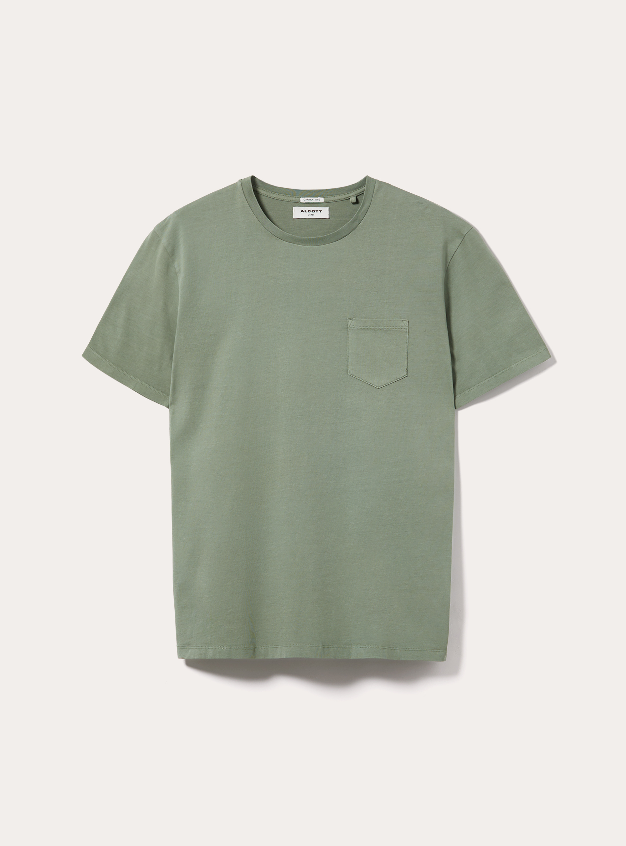 Crew-neck t-shirt with pocket, KY3 KAKY LIGHT