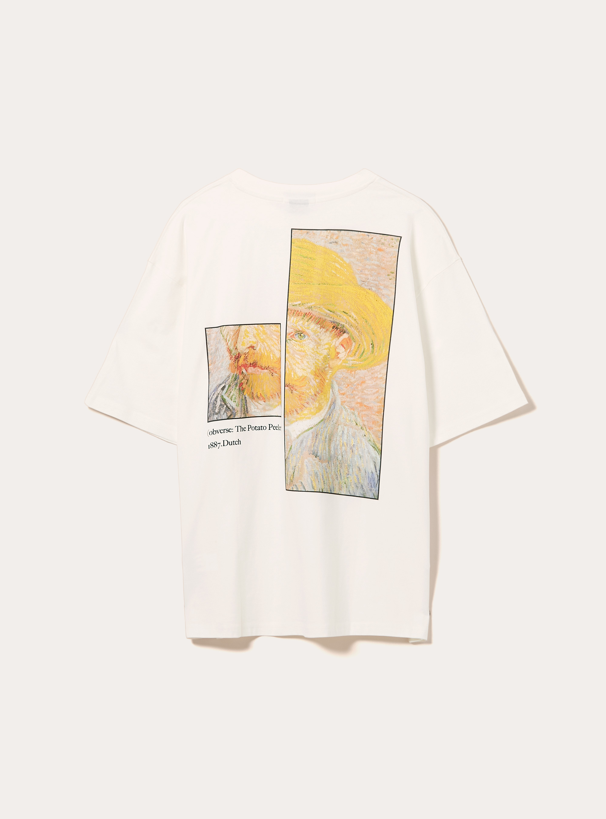 Van Gogh boxy fit T-shirt / Alcott, WH1 OFF WHITE