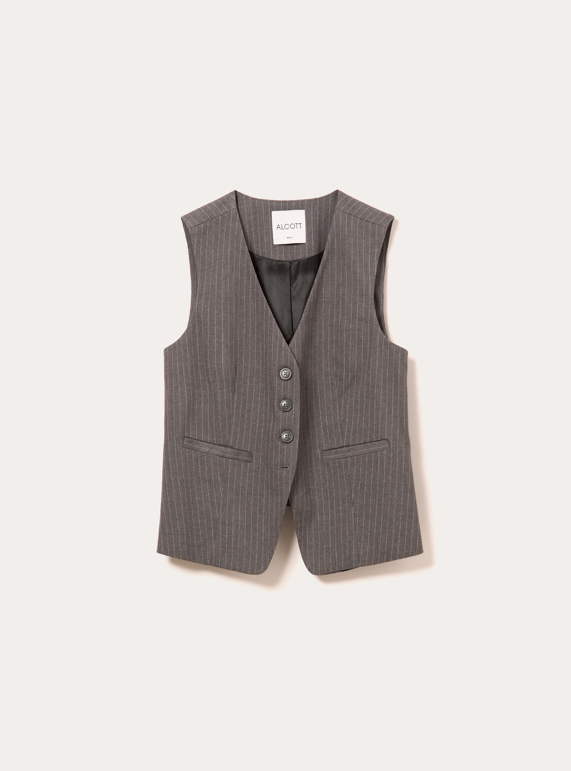 Gilet fantaisie, MGY1 GREY MEL DARK