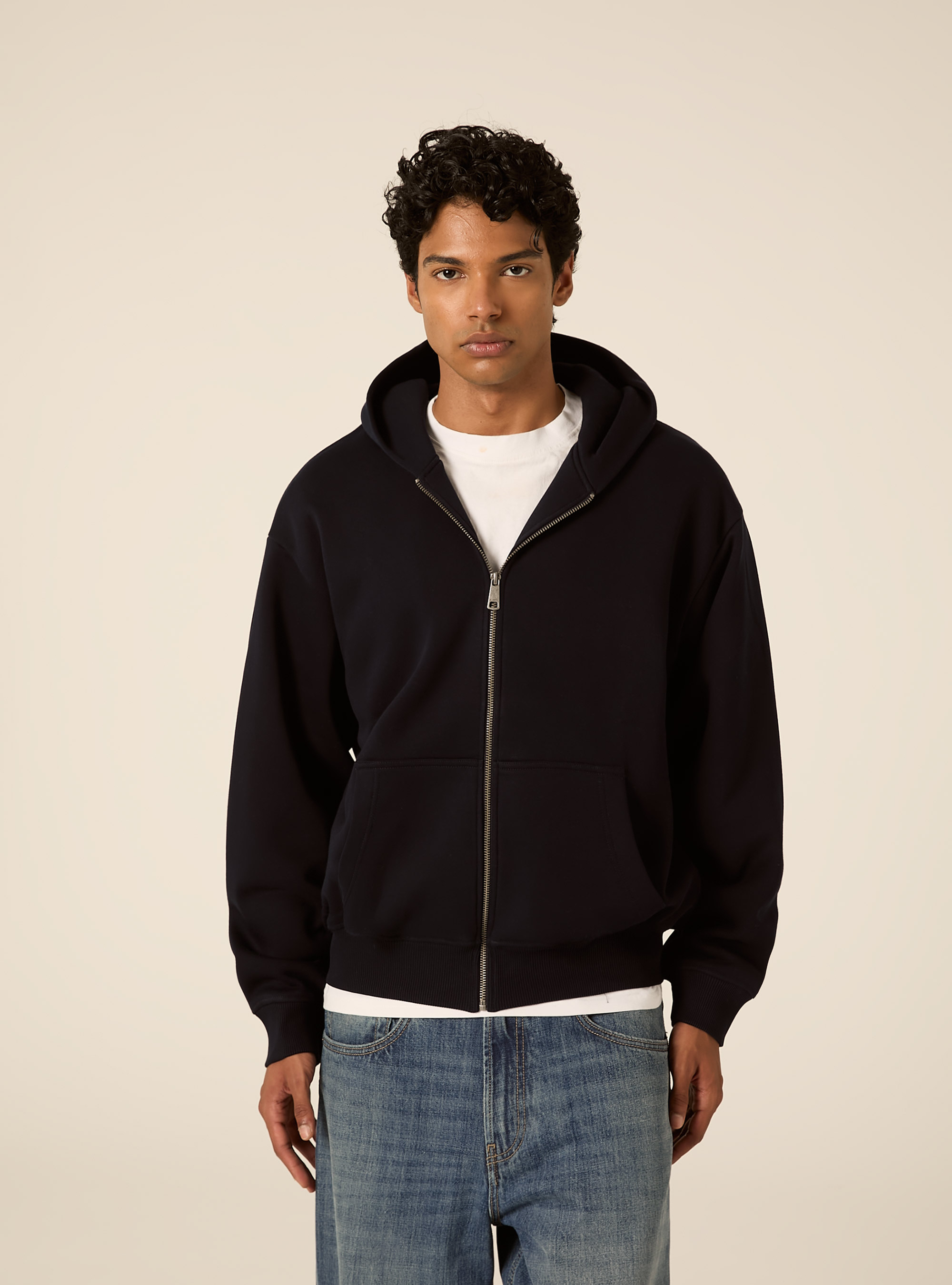 Cardigan basico boxy fit, NA1 NAVY DARK