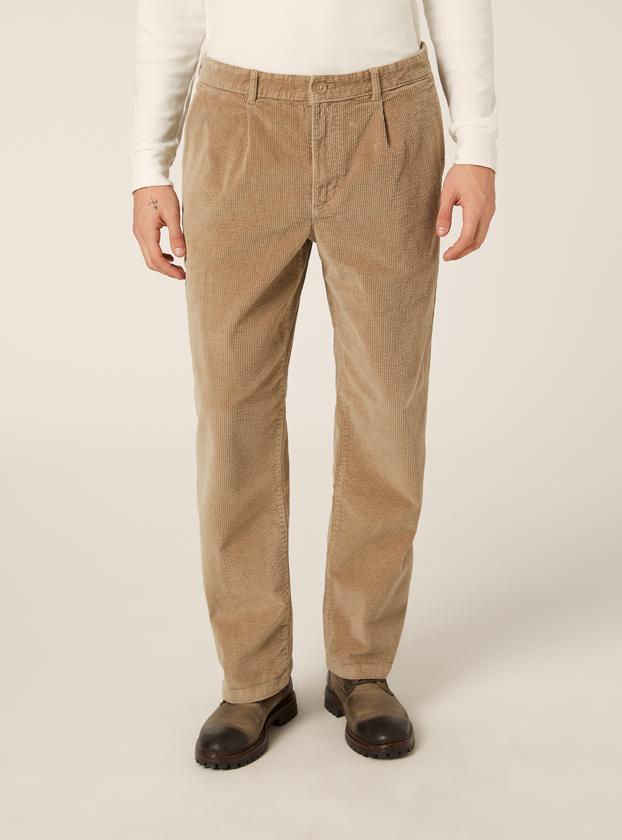 Corduroy pants, BG3 BEIGE LIGHT