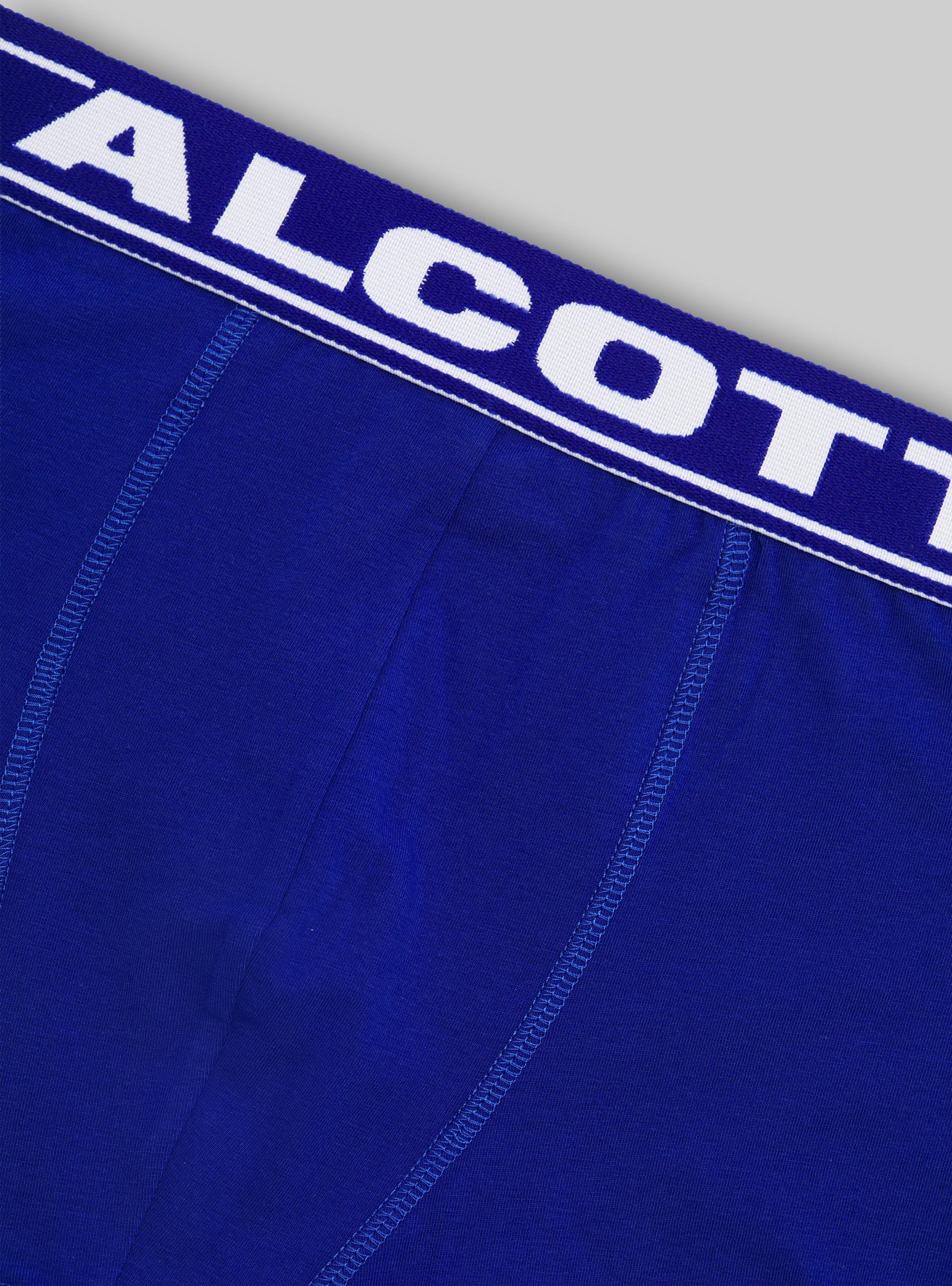 Stretch cotton boxer shorts with logo, RY1 ROYALE DARK