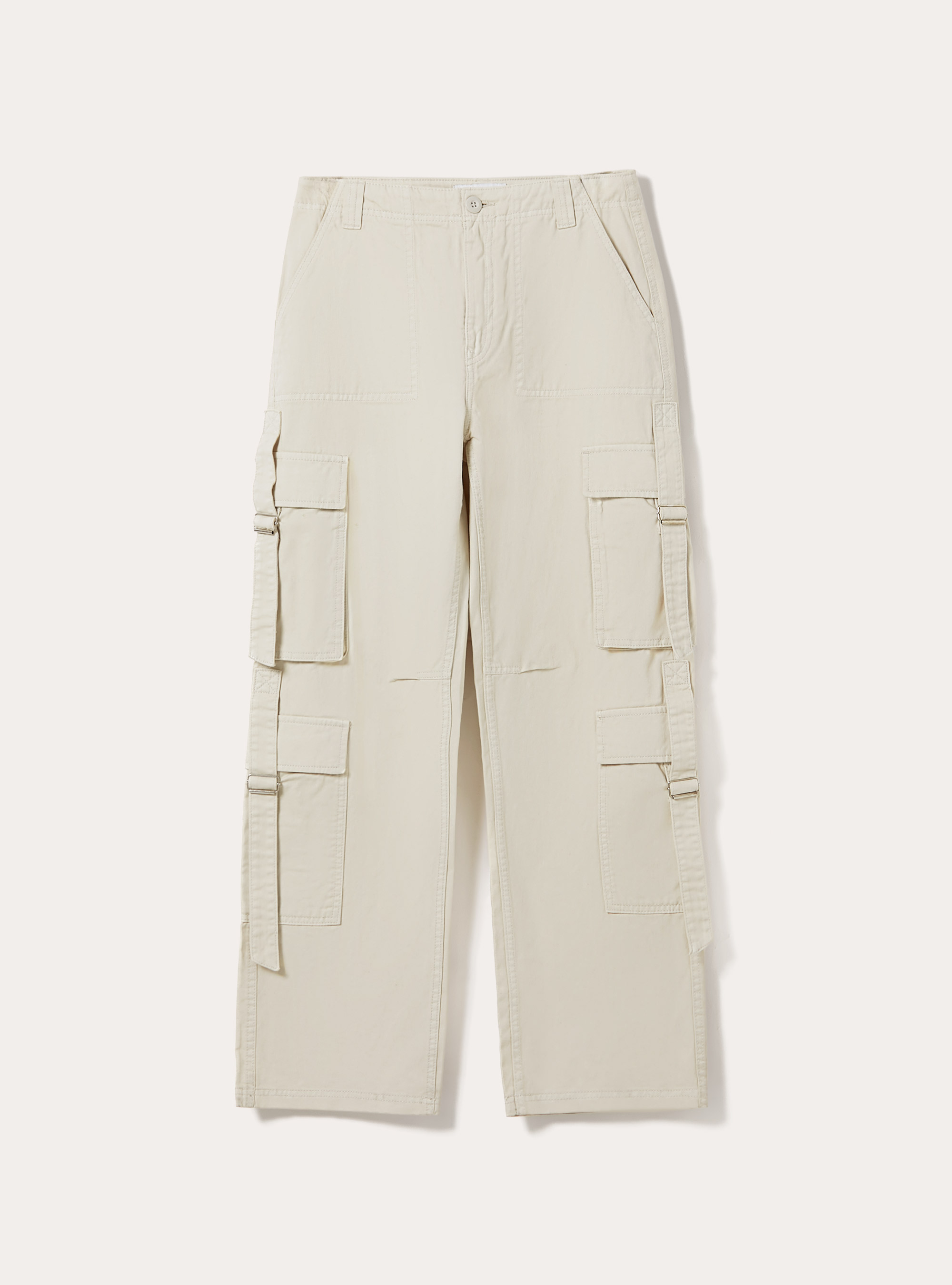Twill multi cargo trousers, BG3 BEIGE LIGHT