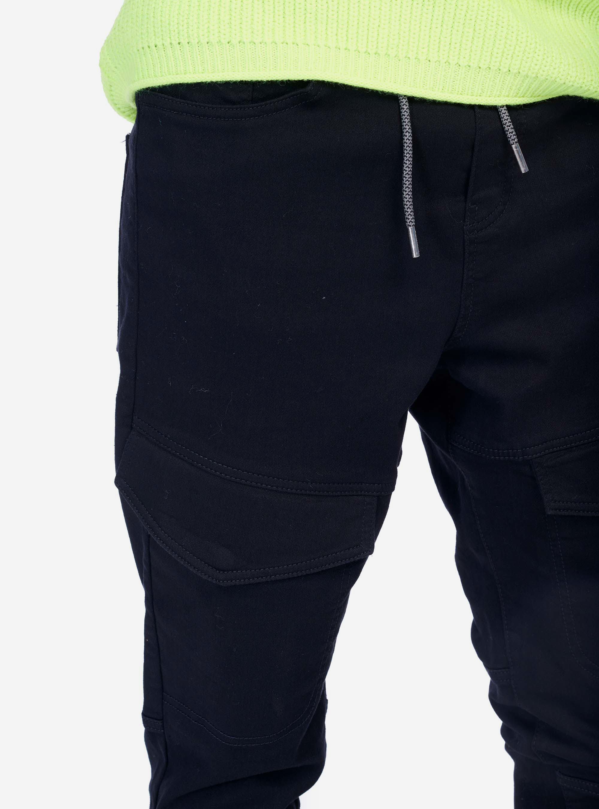 JOGGERS WITH COULISSE, BLACK