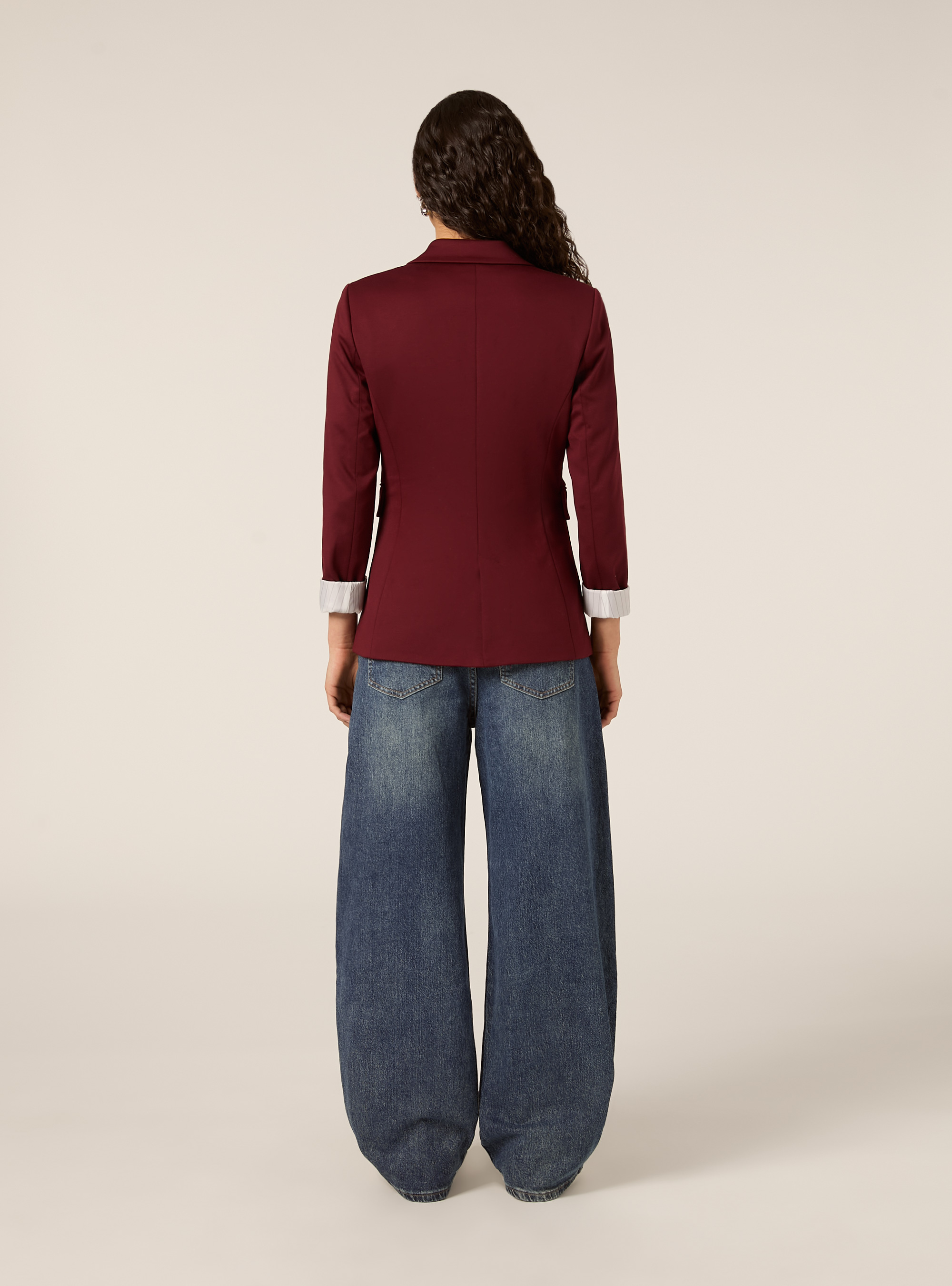 Jersey blazer, BO1 BORDEAUX DARK