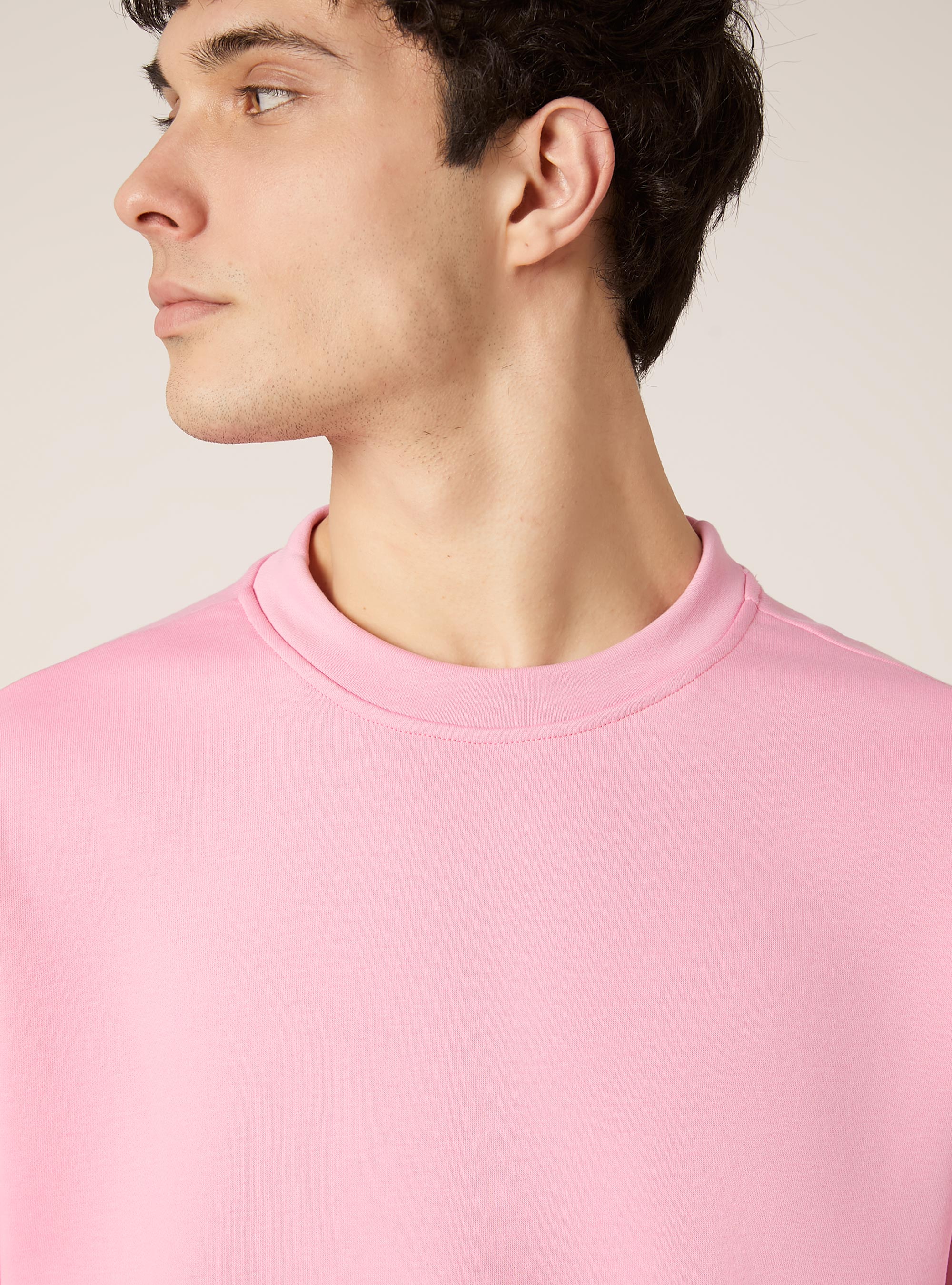 T-shirt boxy en peluche, PK2 PINK MEDIUM