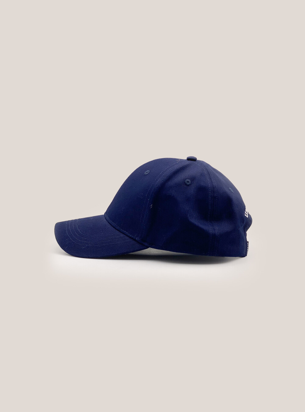 Plain hat with visor, BLUE