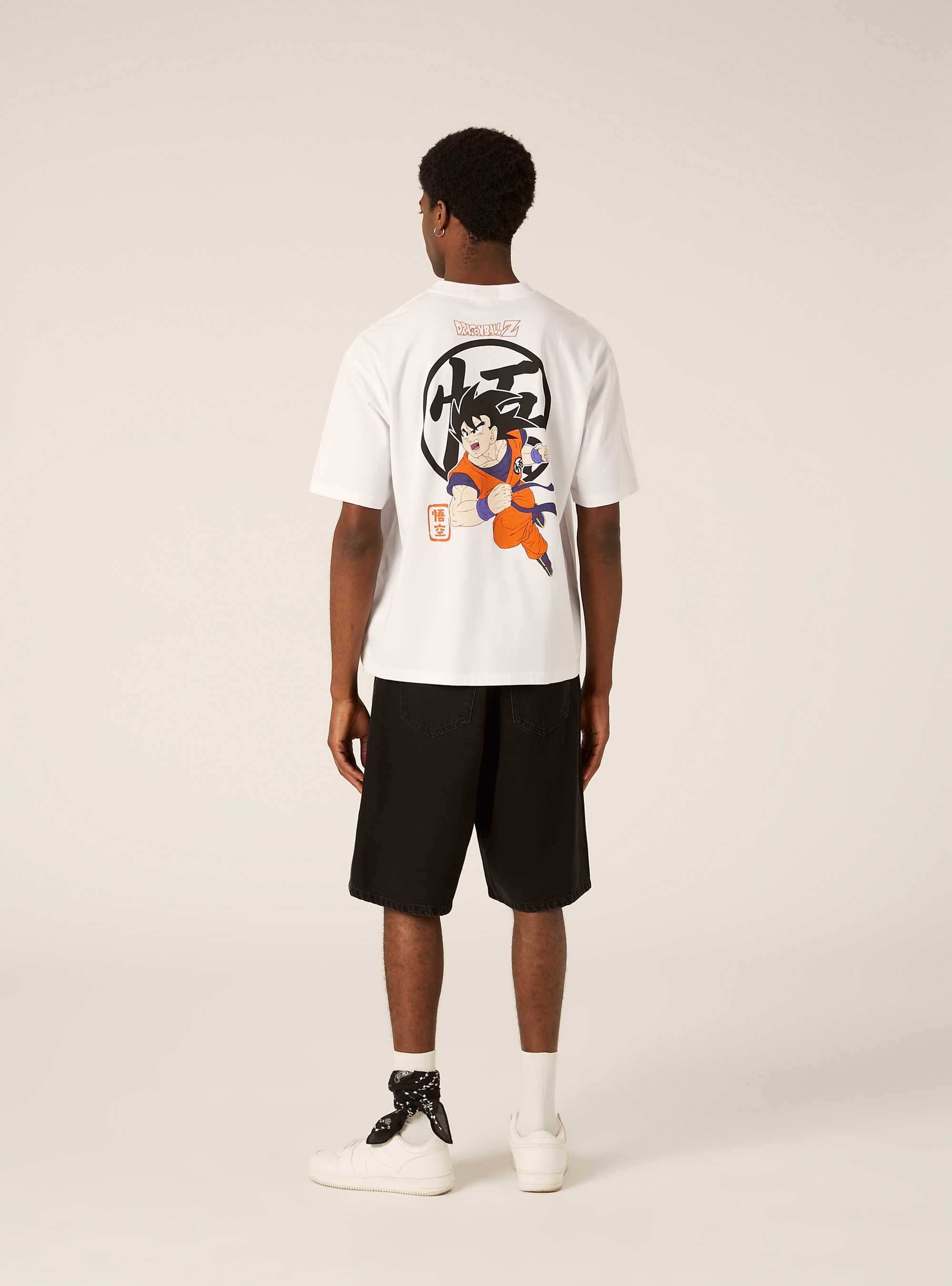 T-shirt dragonball z boxy fit, WH3 WHITE
