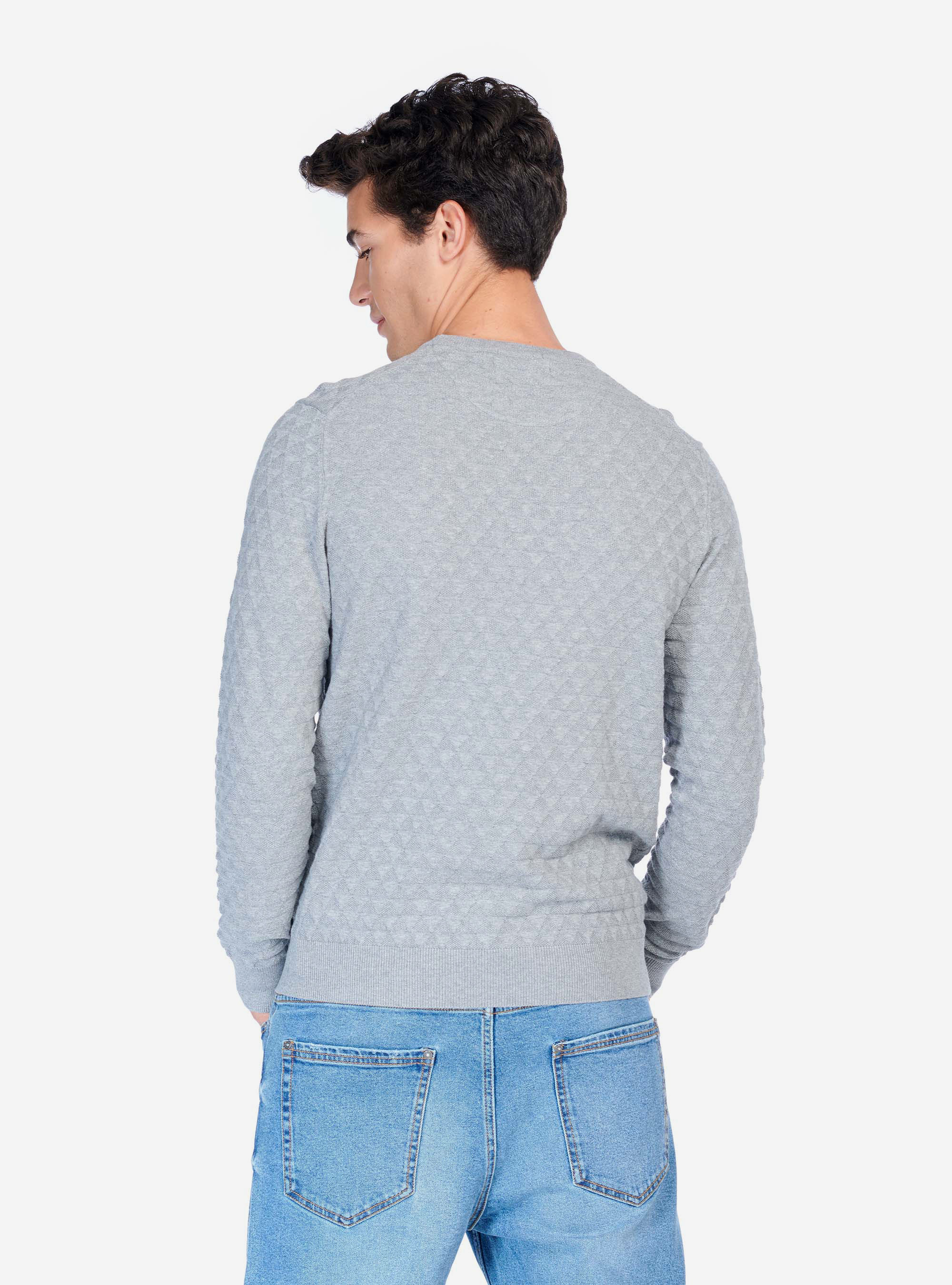 JERSEY BÁSICO, GRIS MELANGE