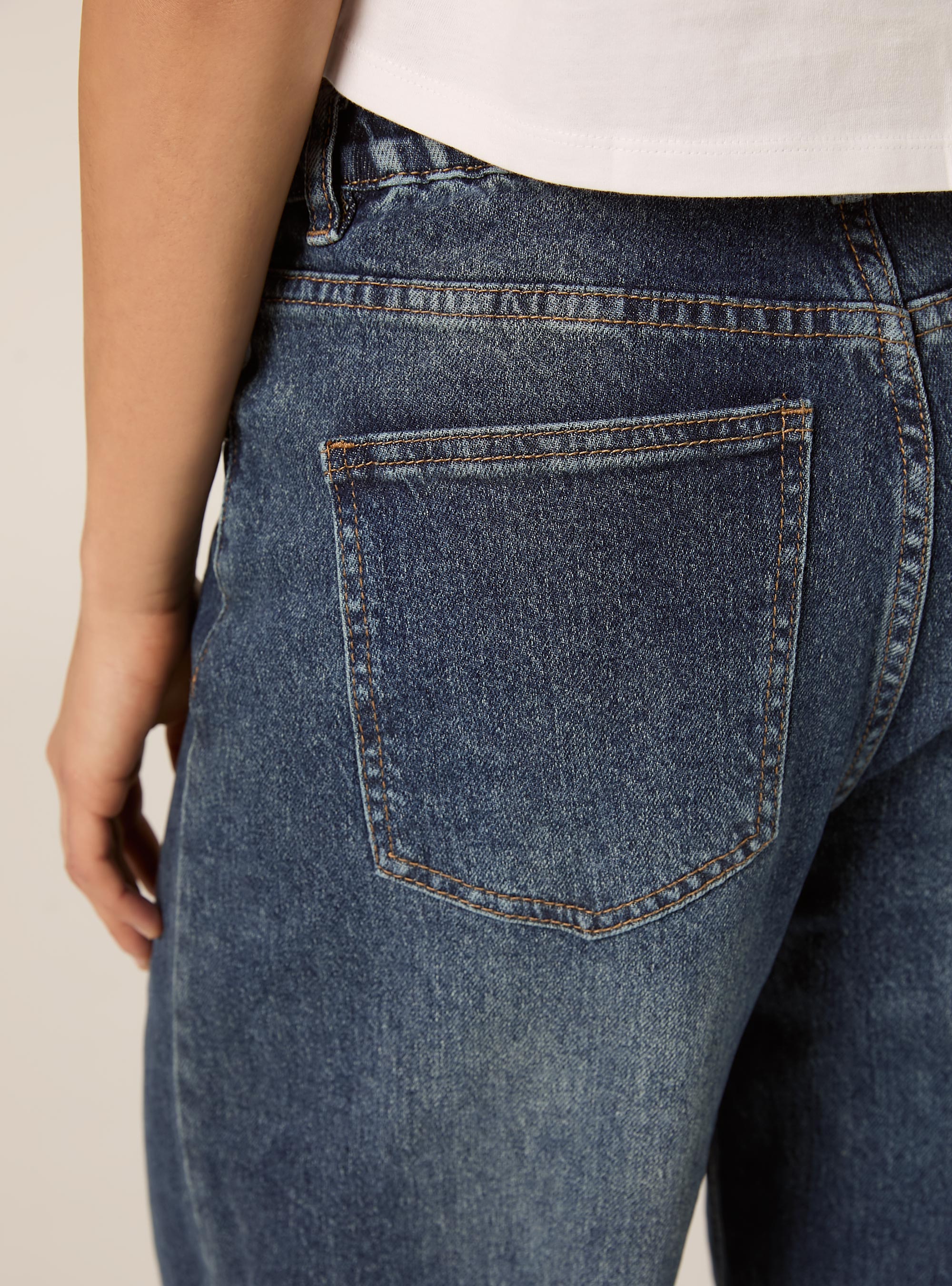 Jeans balloon fit, D003 MEDIUM BLUE