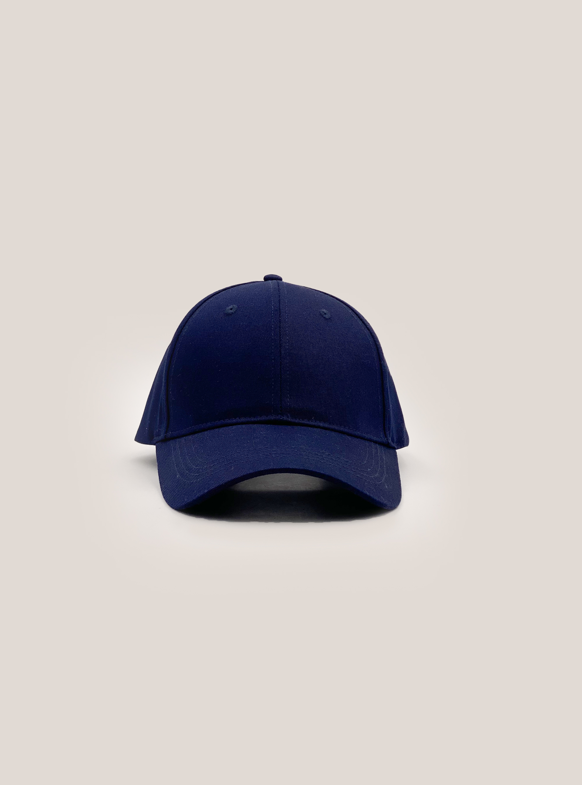 Plain hat with visor, BLUE
