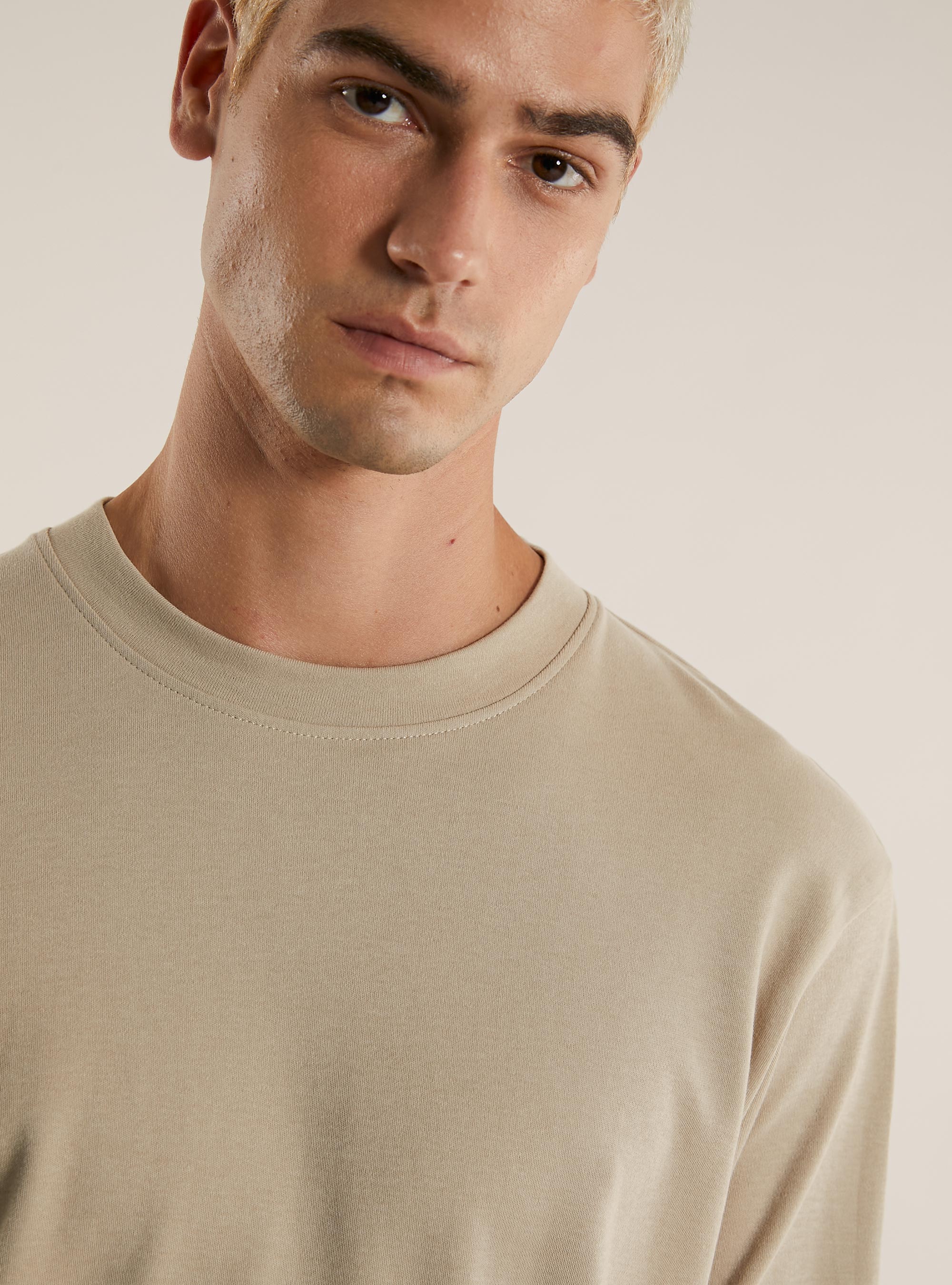 Maglia girocollo, BG2 BEIGE MEDIUM