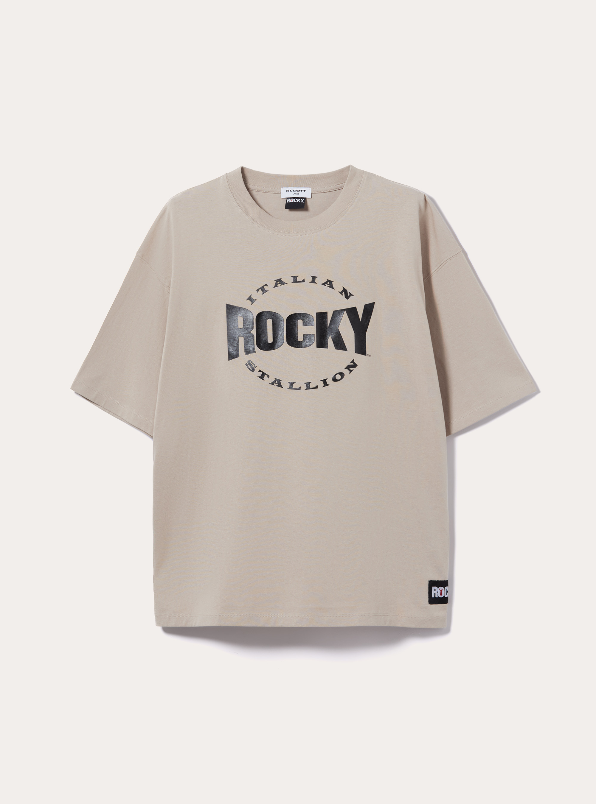 Rocky Balboa / Alcott boxy fit t-shirt, BG2 BEIGE MEDIUM