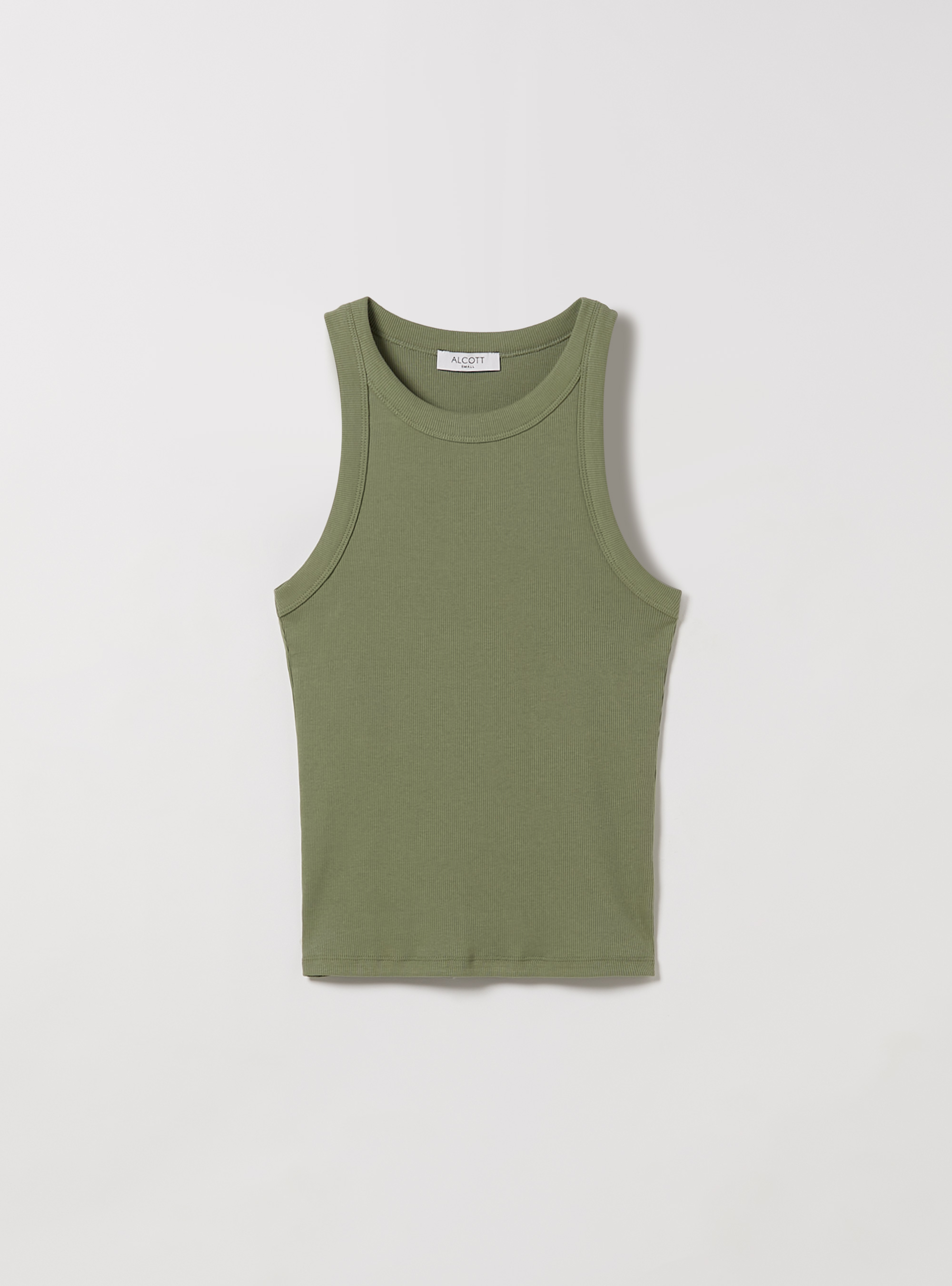Ribbed cotton tank top, KY3 KAKY LIGHT