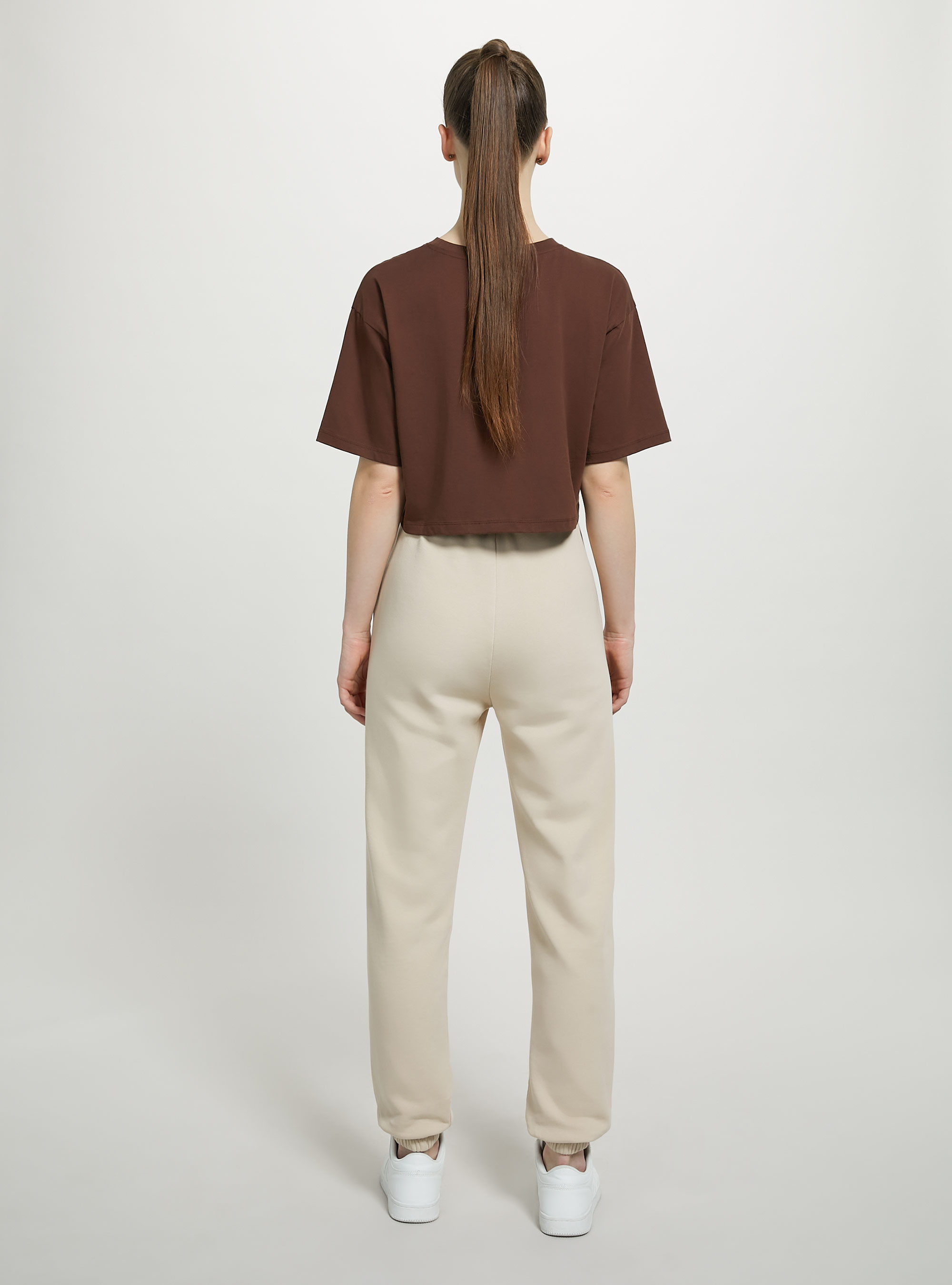 Plush jogger trousers, BG3 BEIGE LIGHT