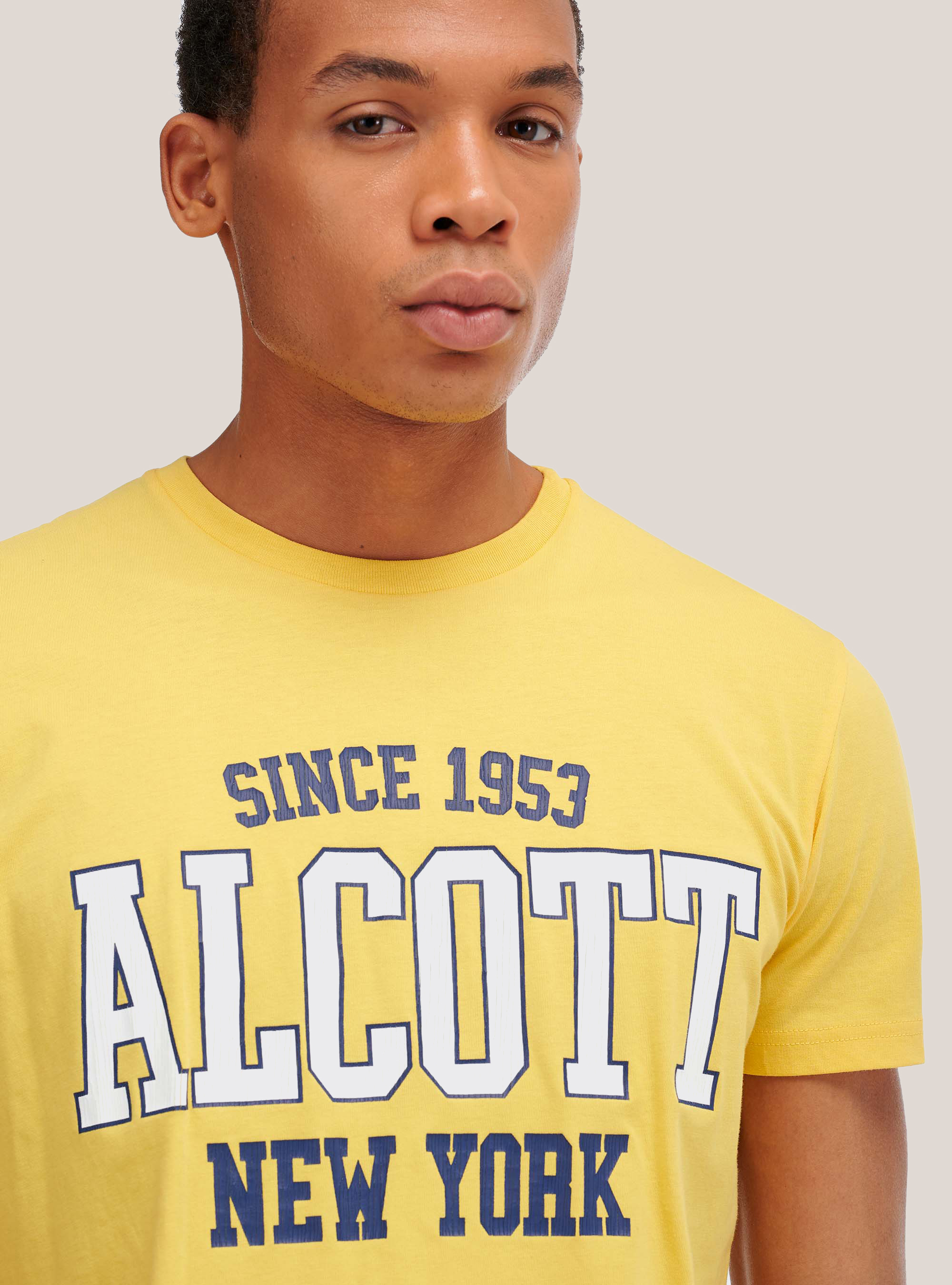 T-shirt avec logo alcott, C7739 YELLOW