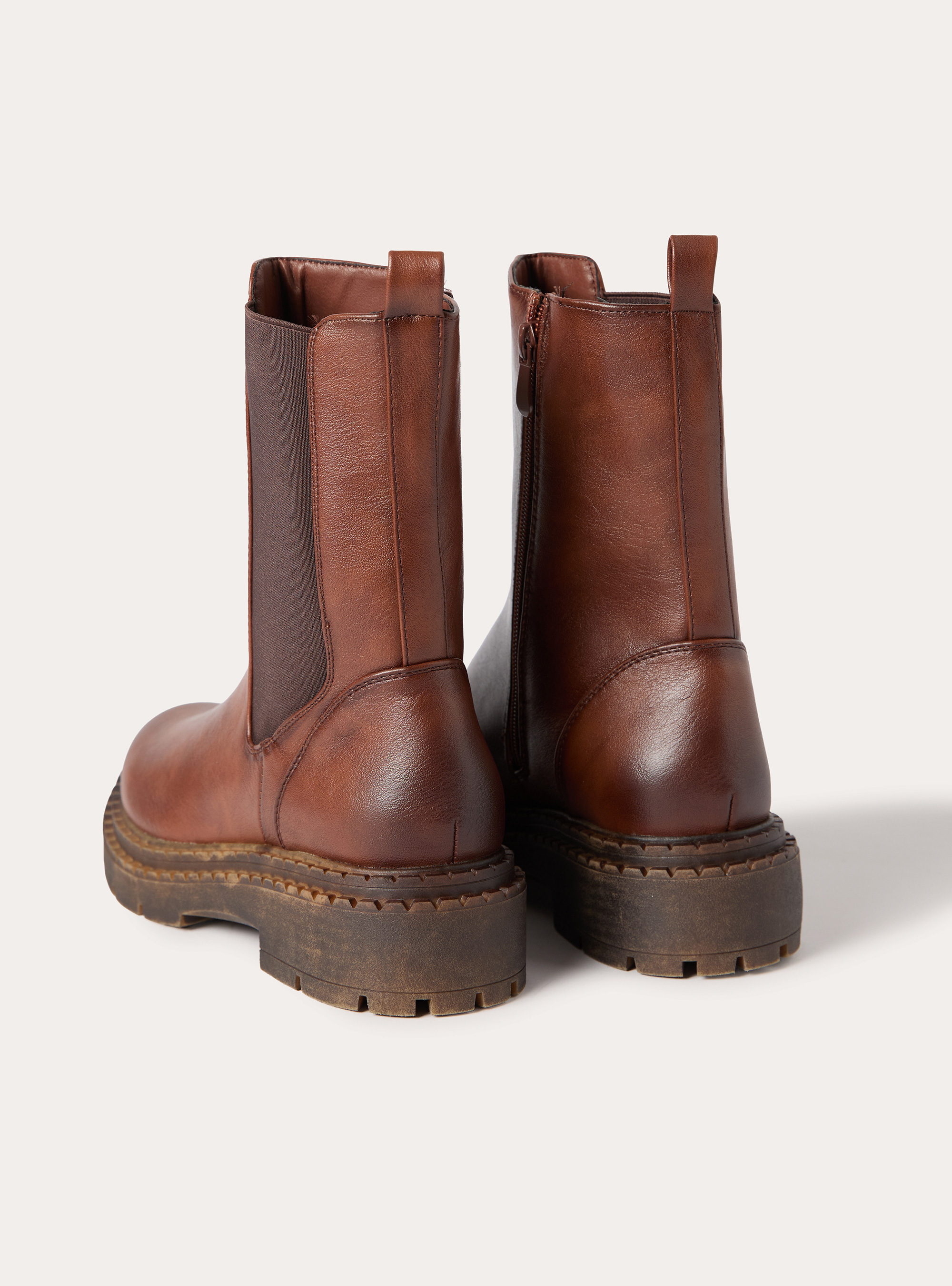 Stivaletto basso chelsea, BR2 BROWN MEDIUM