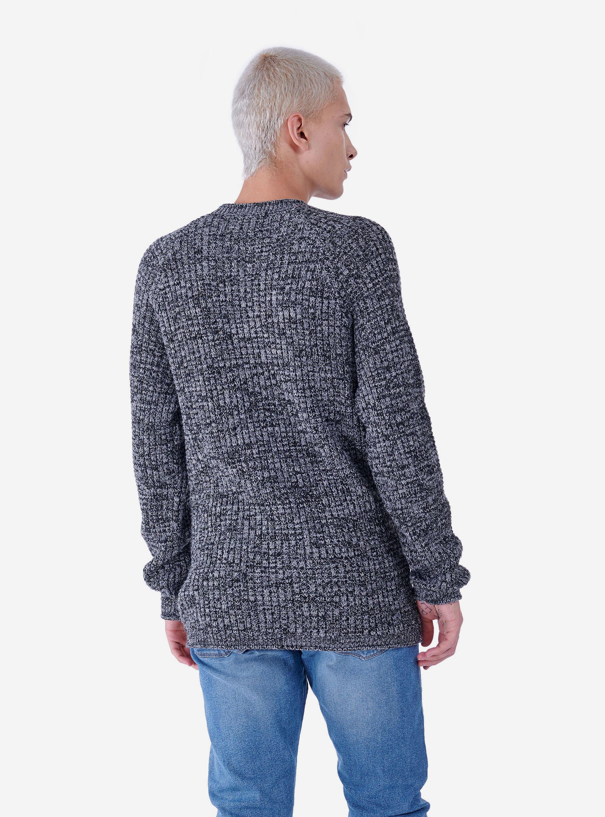 PULLOVER ROUND NECKRAGLAN, BLACK