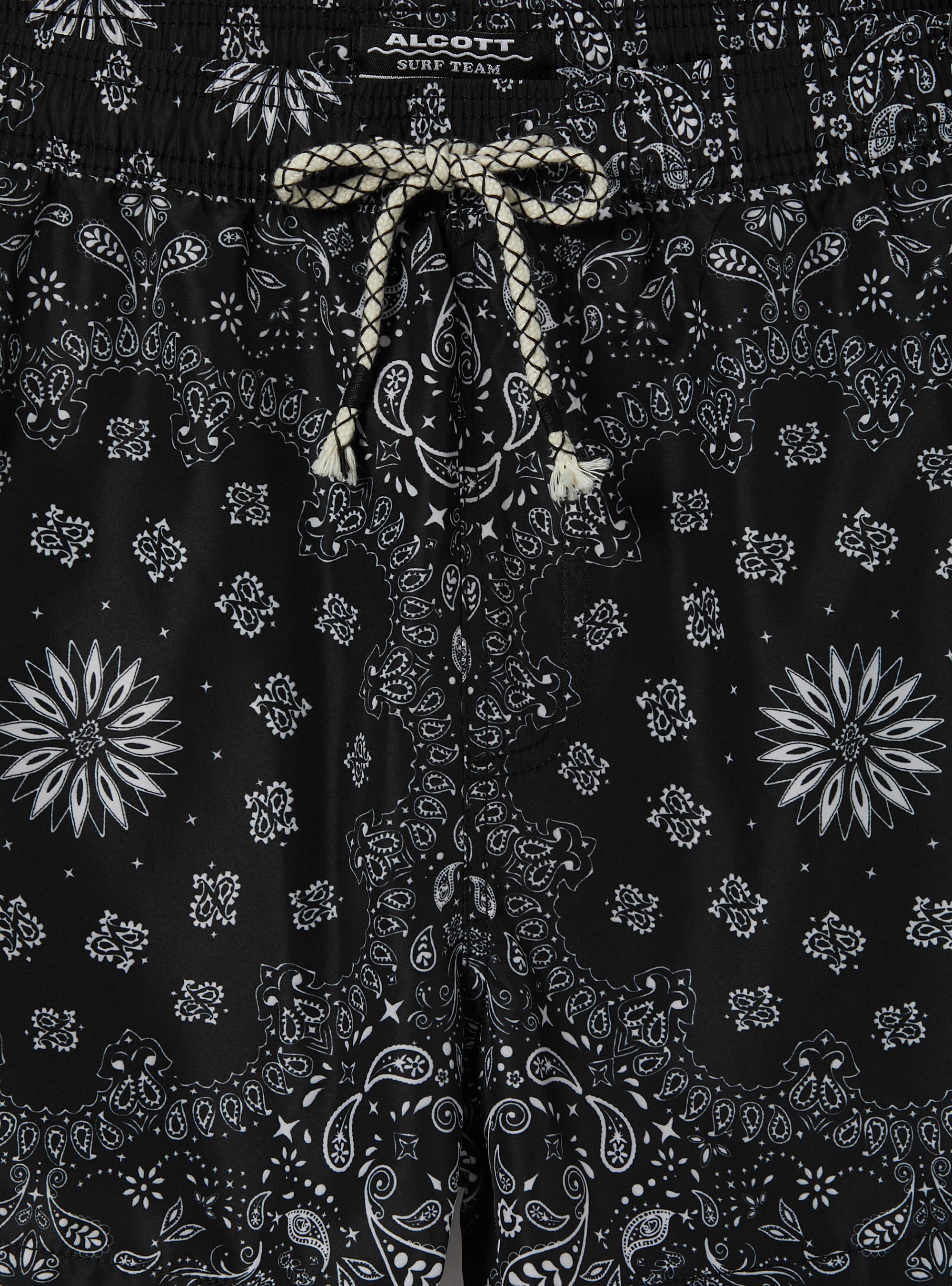 Costume con stampa Paisley, BK1 BLACK