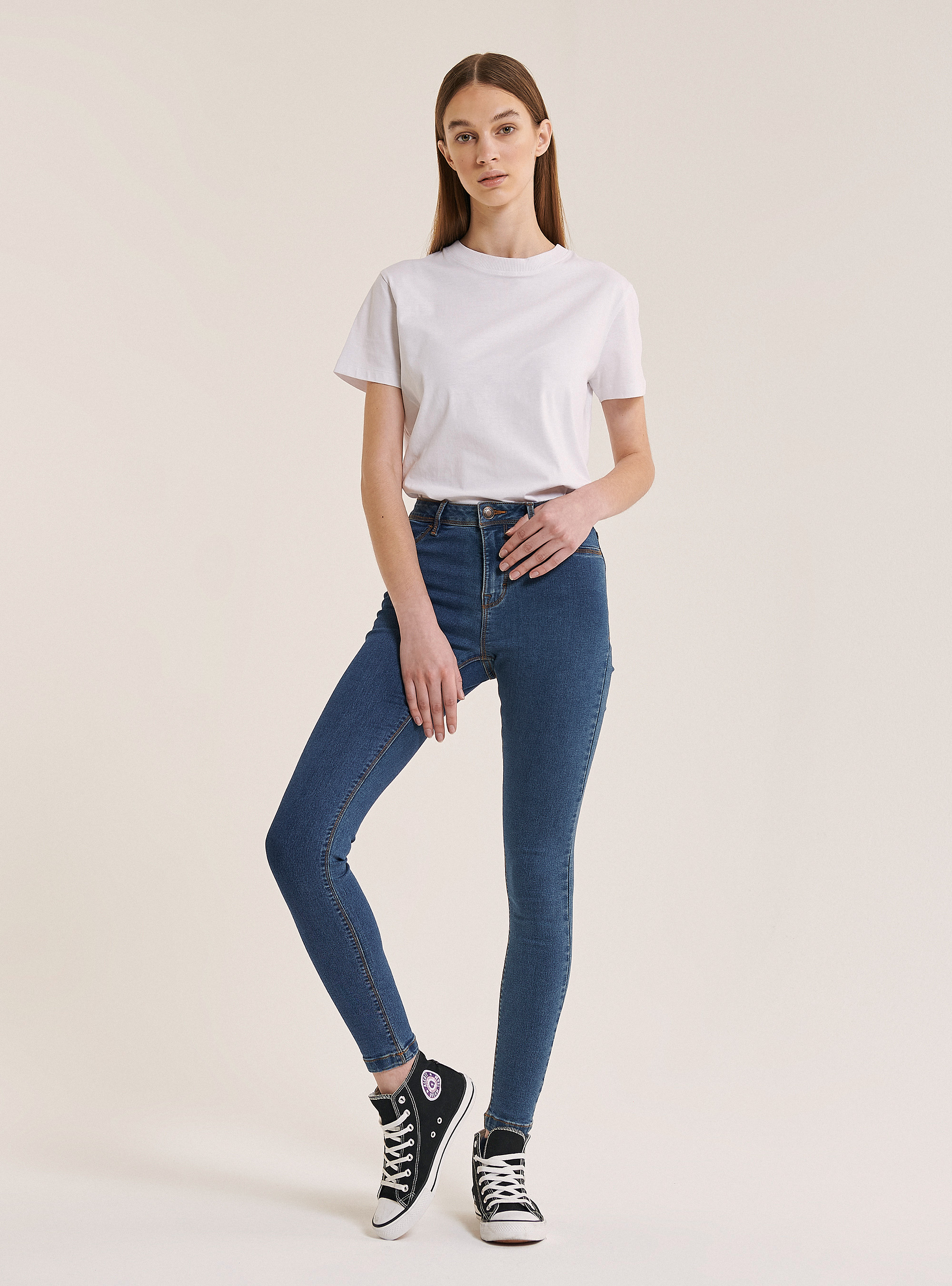 Super skinny high-waisted comfort fit jeans