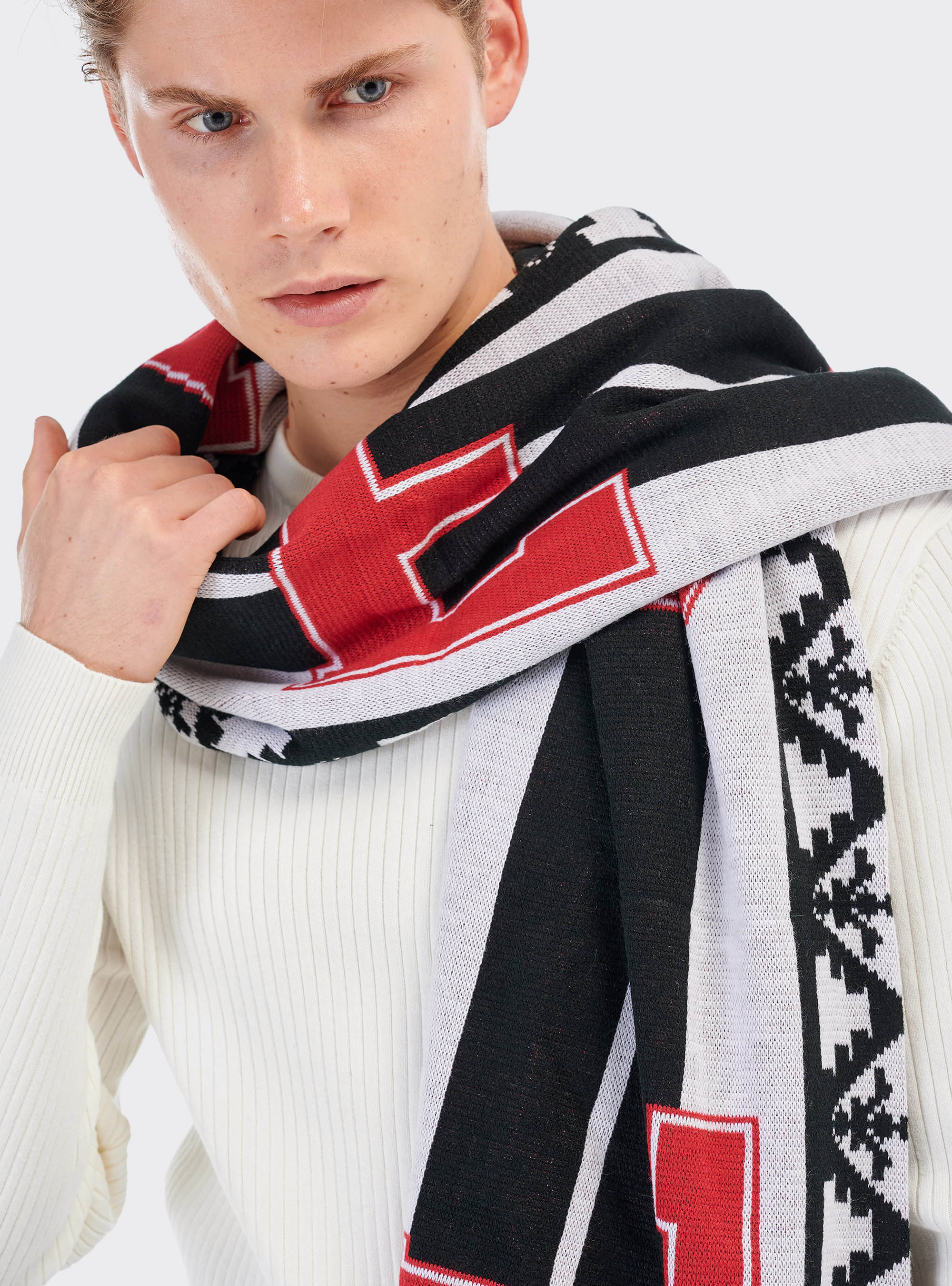 Sciarpone love, ROJO