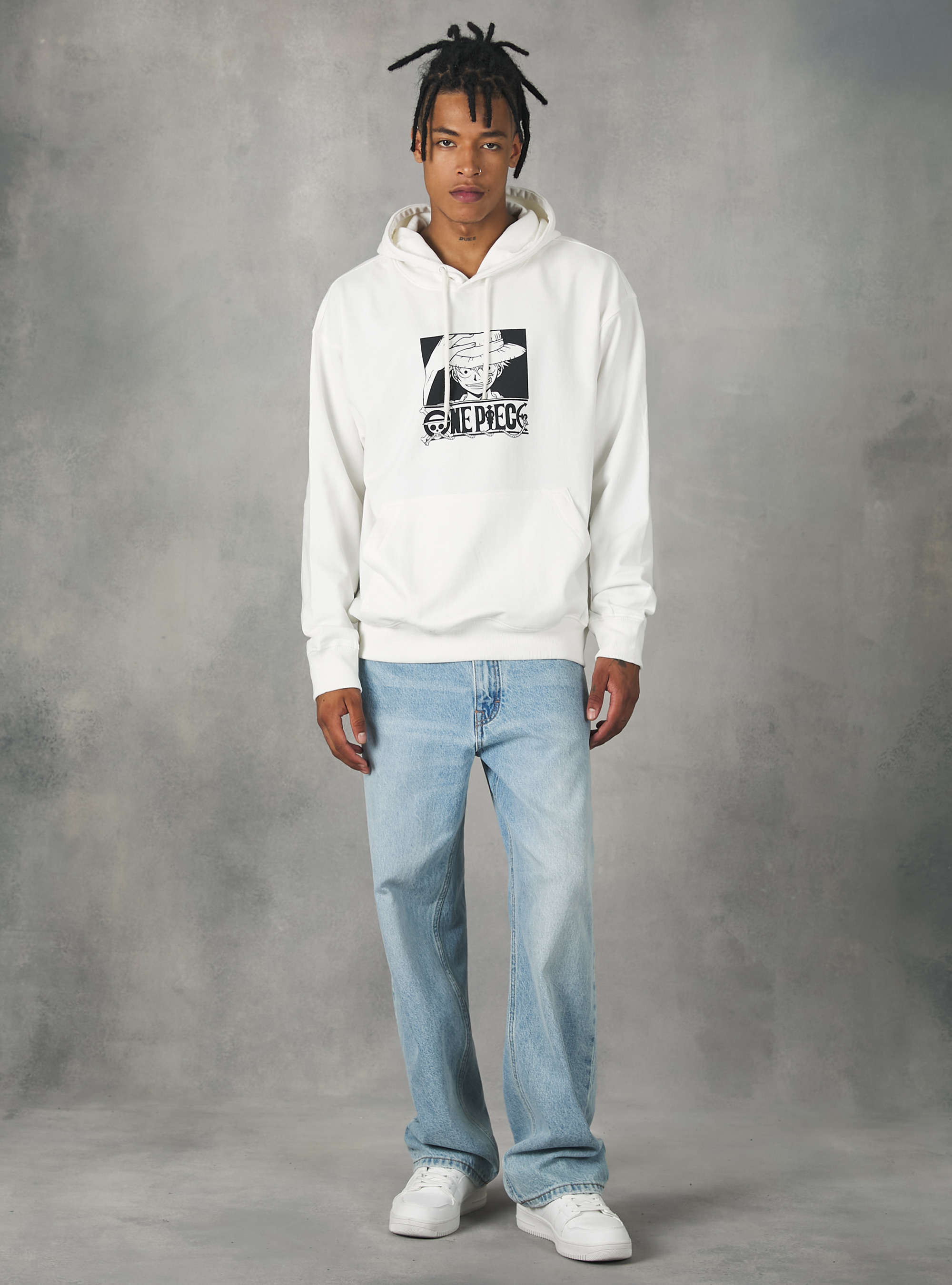 Felpa One Piece / Alcott, WH1 OFF WHITE