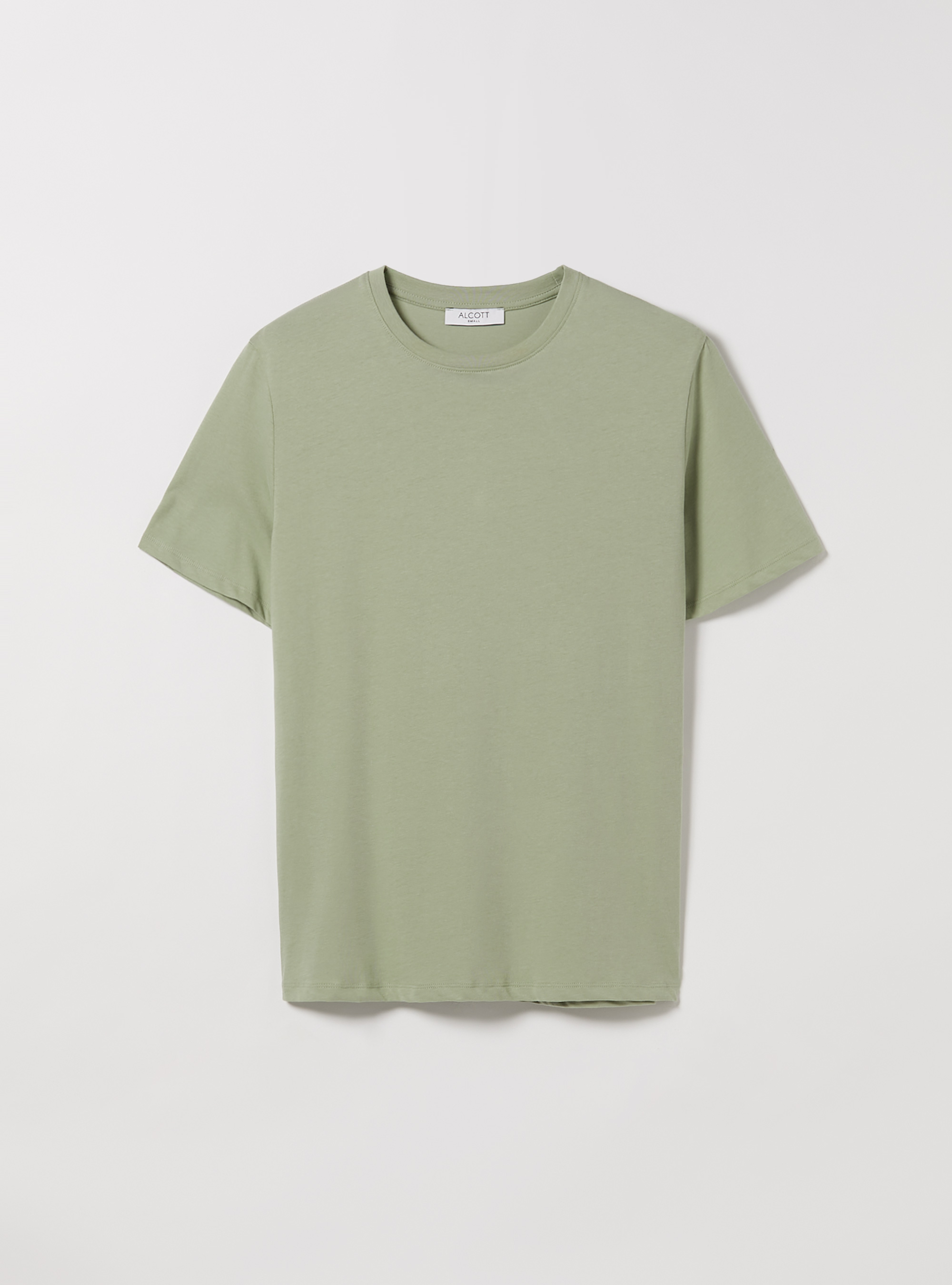 Crew-neck cotton T-shirt, GN2 GREEN MEDIUM