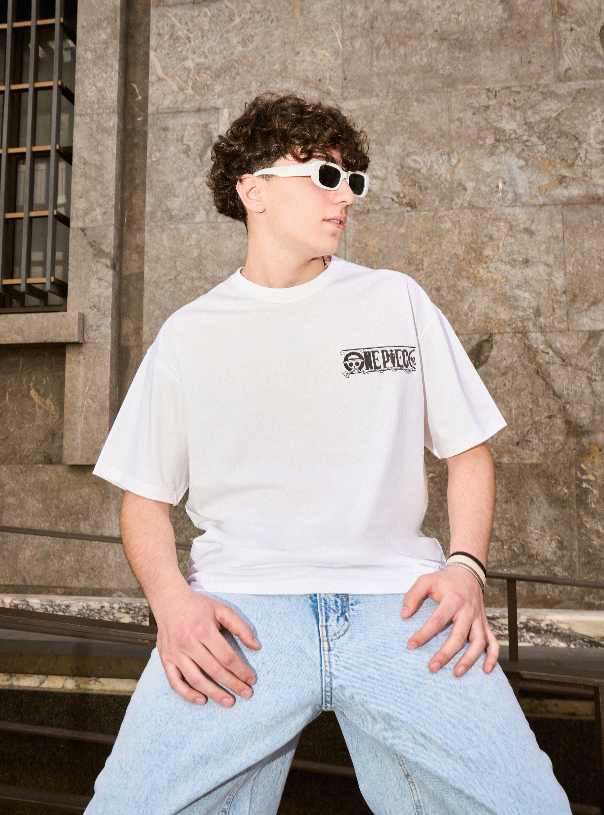 One Piece / Alcott - T-shirt surdimensionne, WH3 WHITE