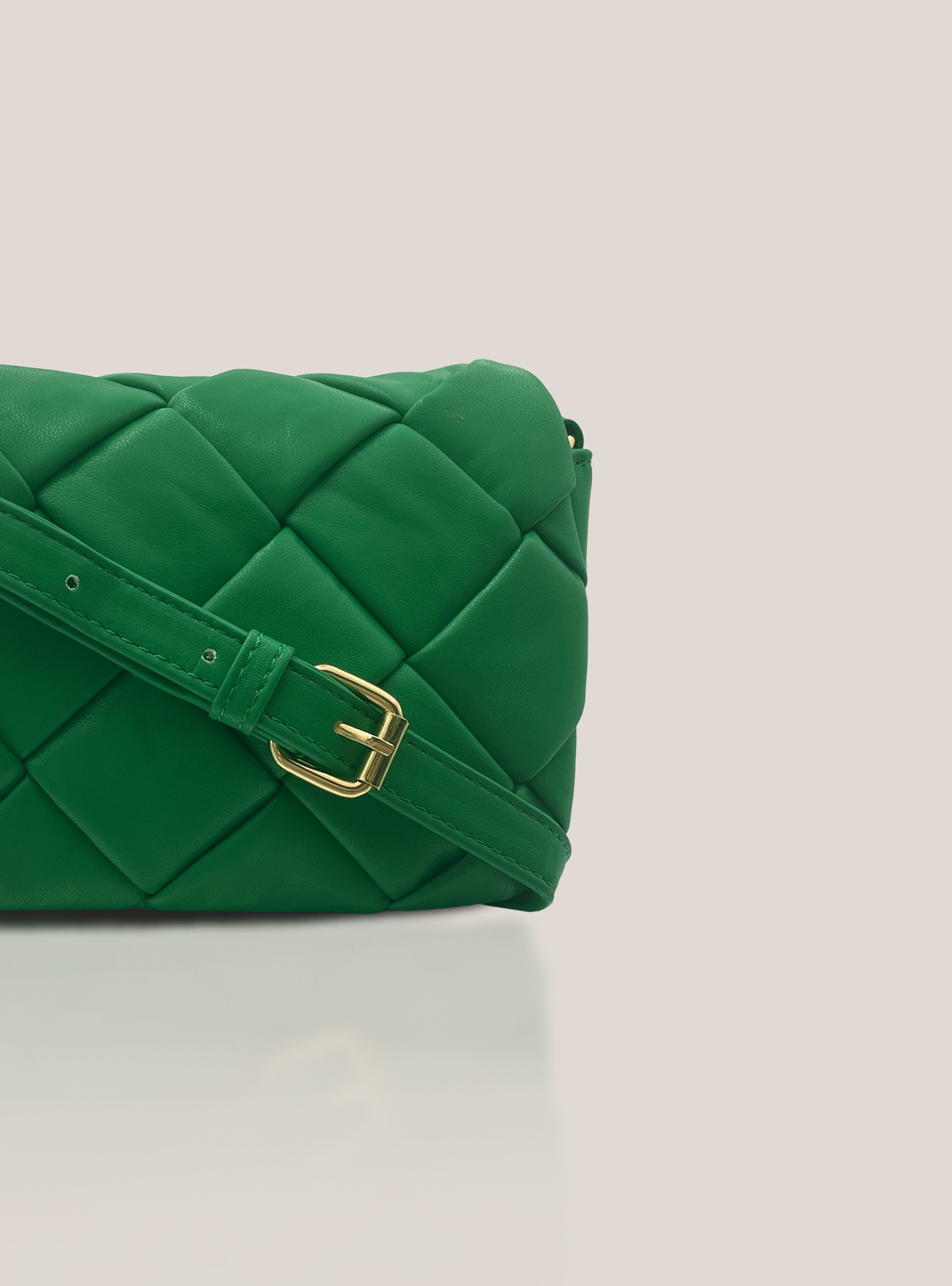 Borsa mini trapuntata, GN2 GREEN MEDIUM