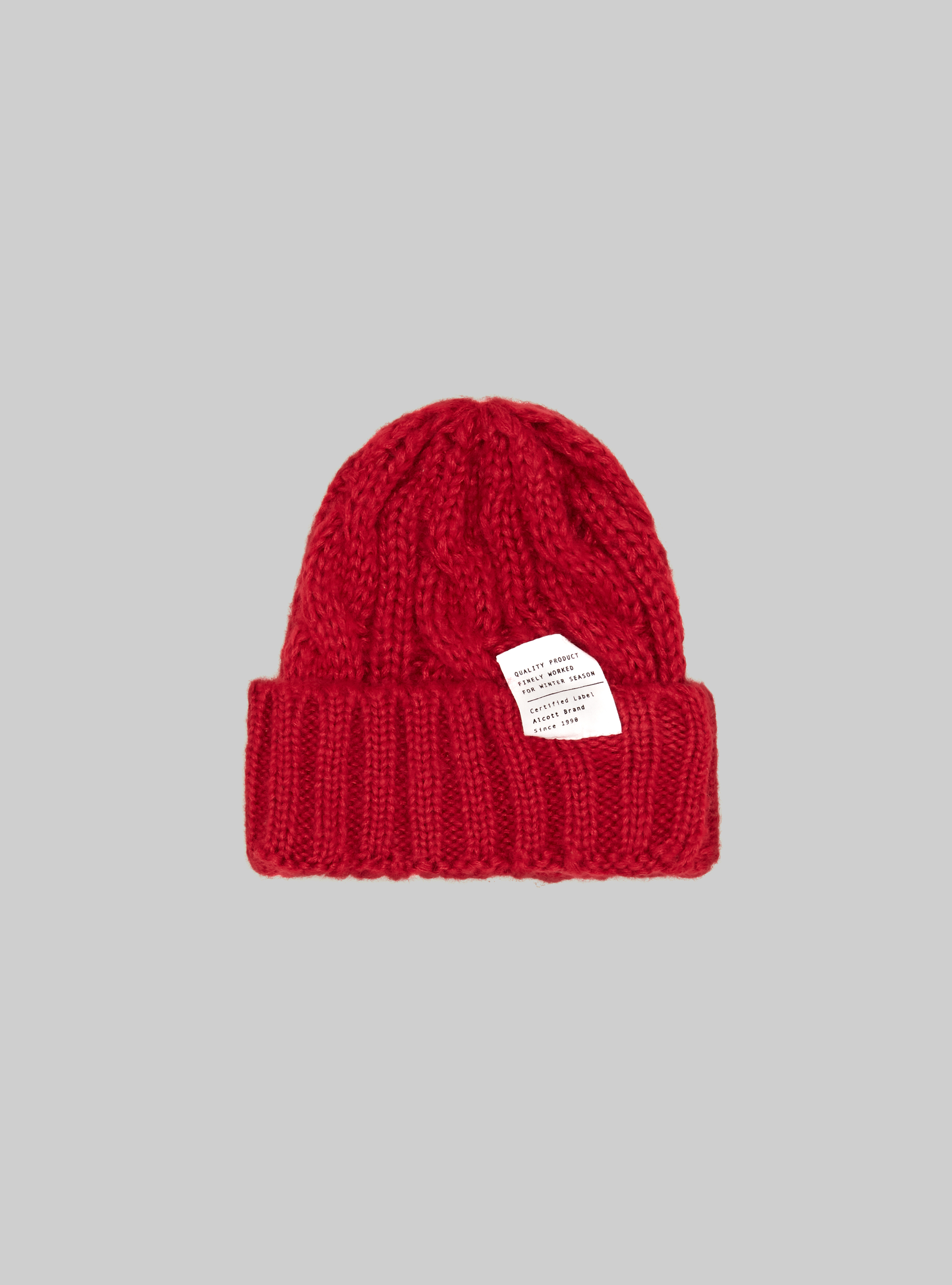 Cappello con trecce e patch, RD2 RED MEDIUM
