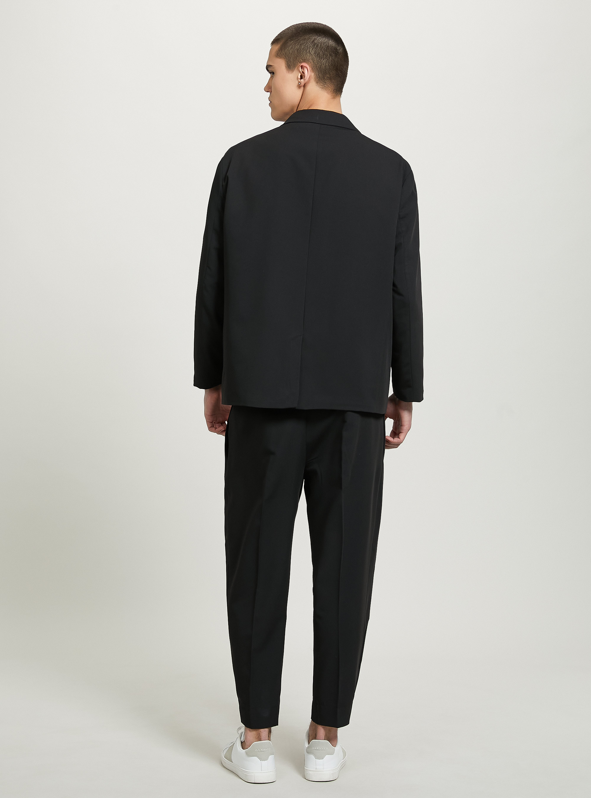 Giacca doppio petto regular fit, BK1 BLACK