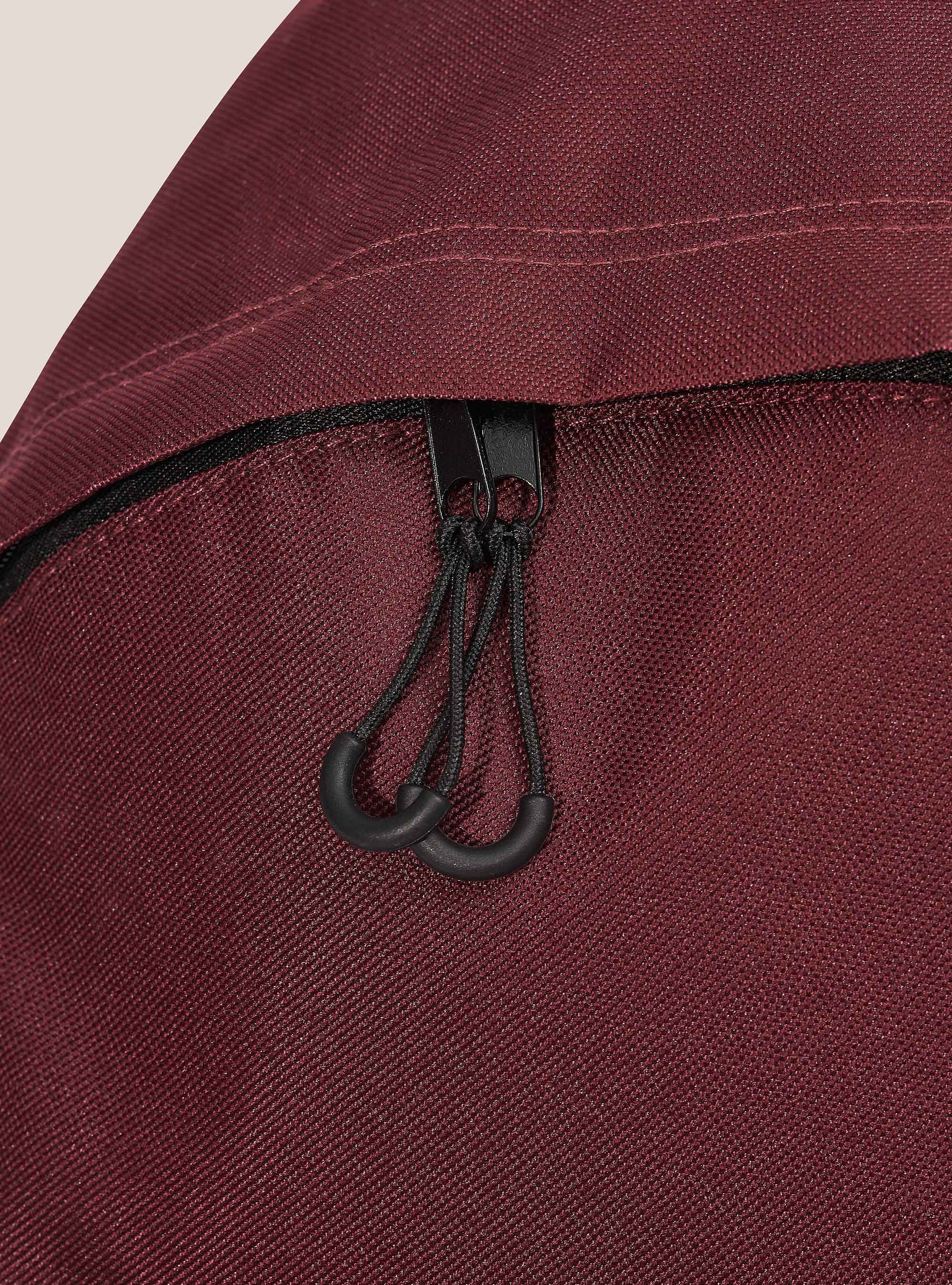 One color basic backpack, C3336 BORDEAUX