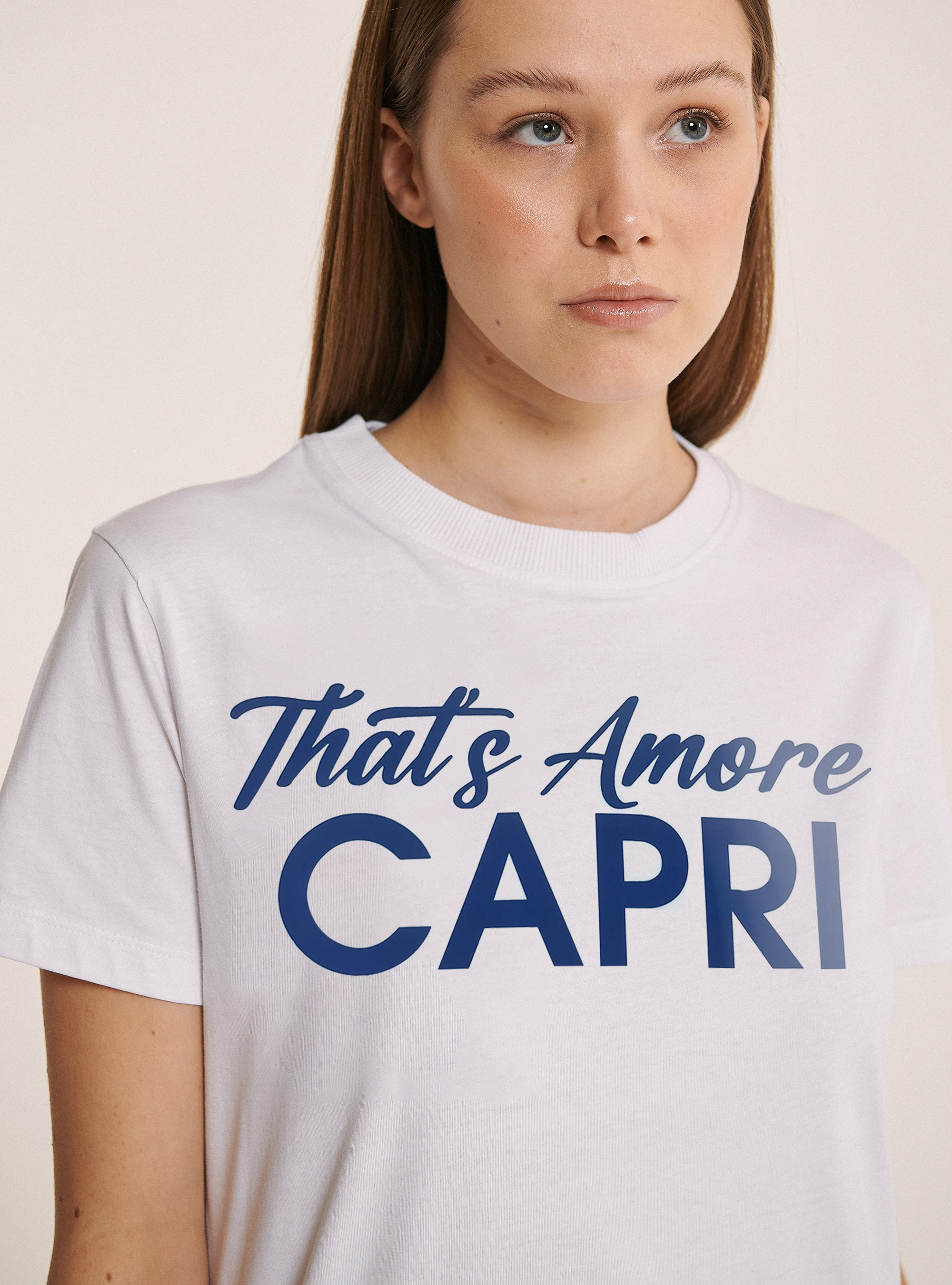 Capri Capsule T-shirt, WH3 WHITE
