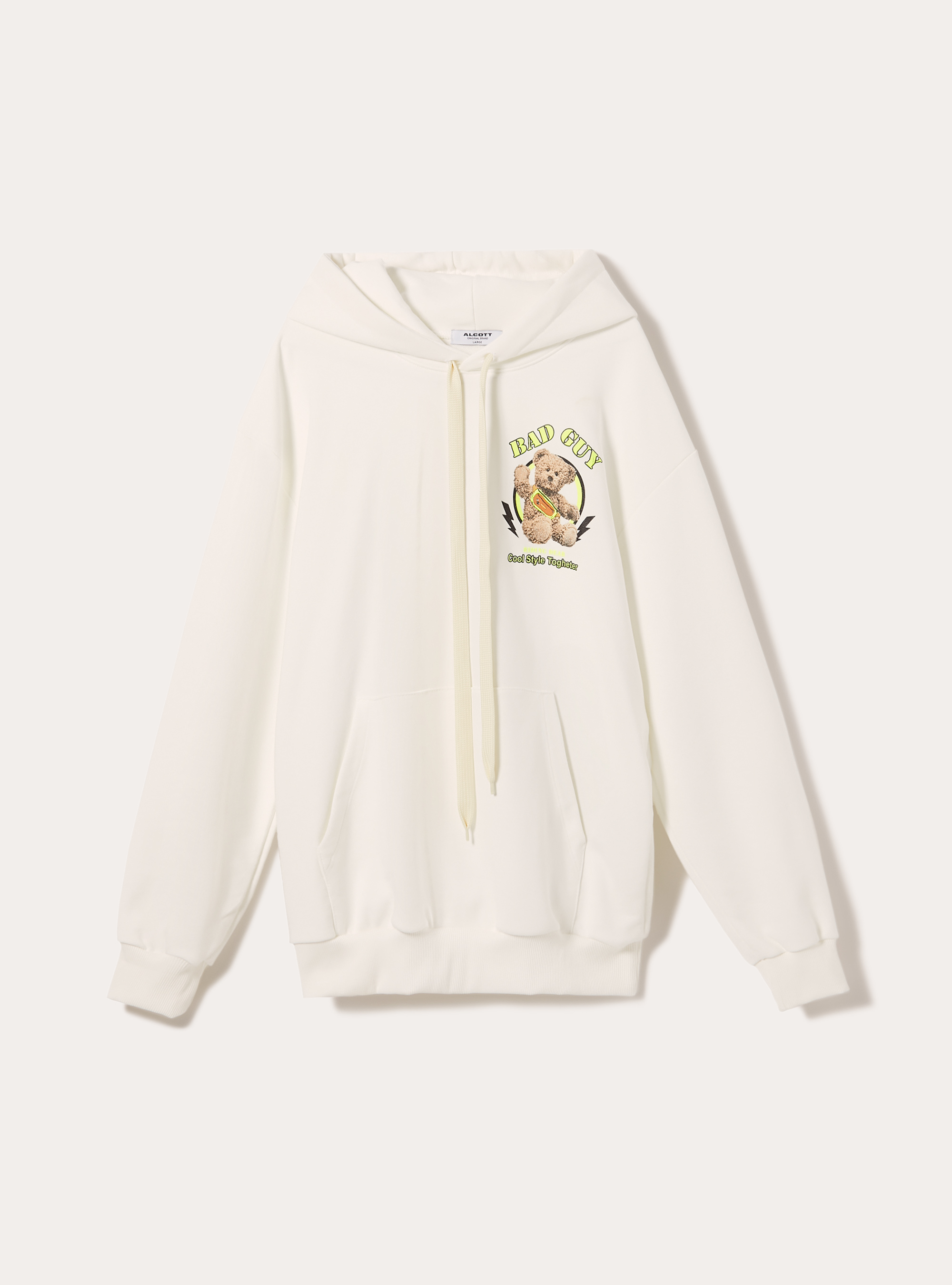 POP STATEMENT hoodie, WH2 WHITE