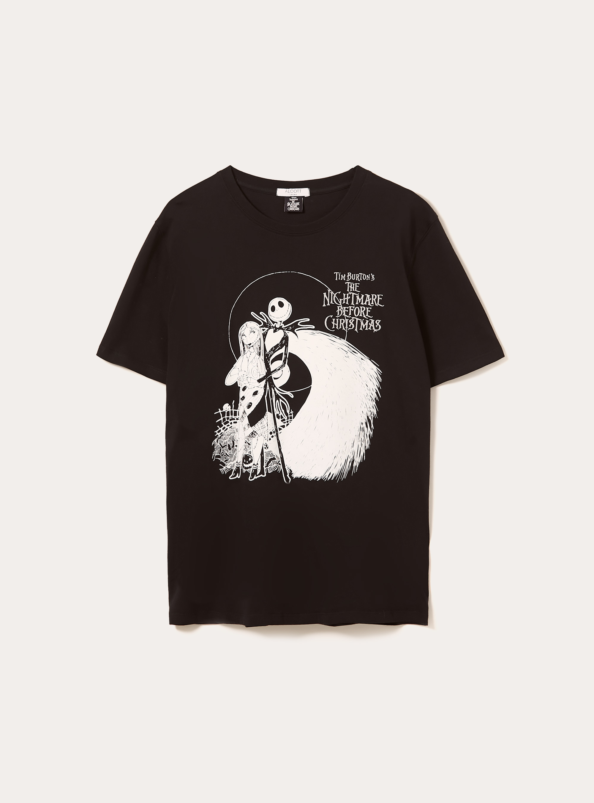 The Nightmare Before Christmas T-shirt / Alcott, BK1 BLACK