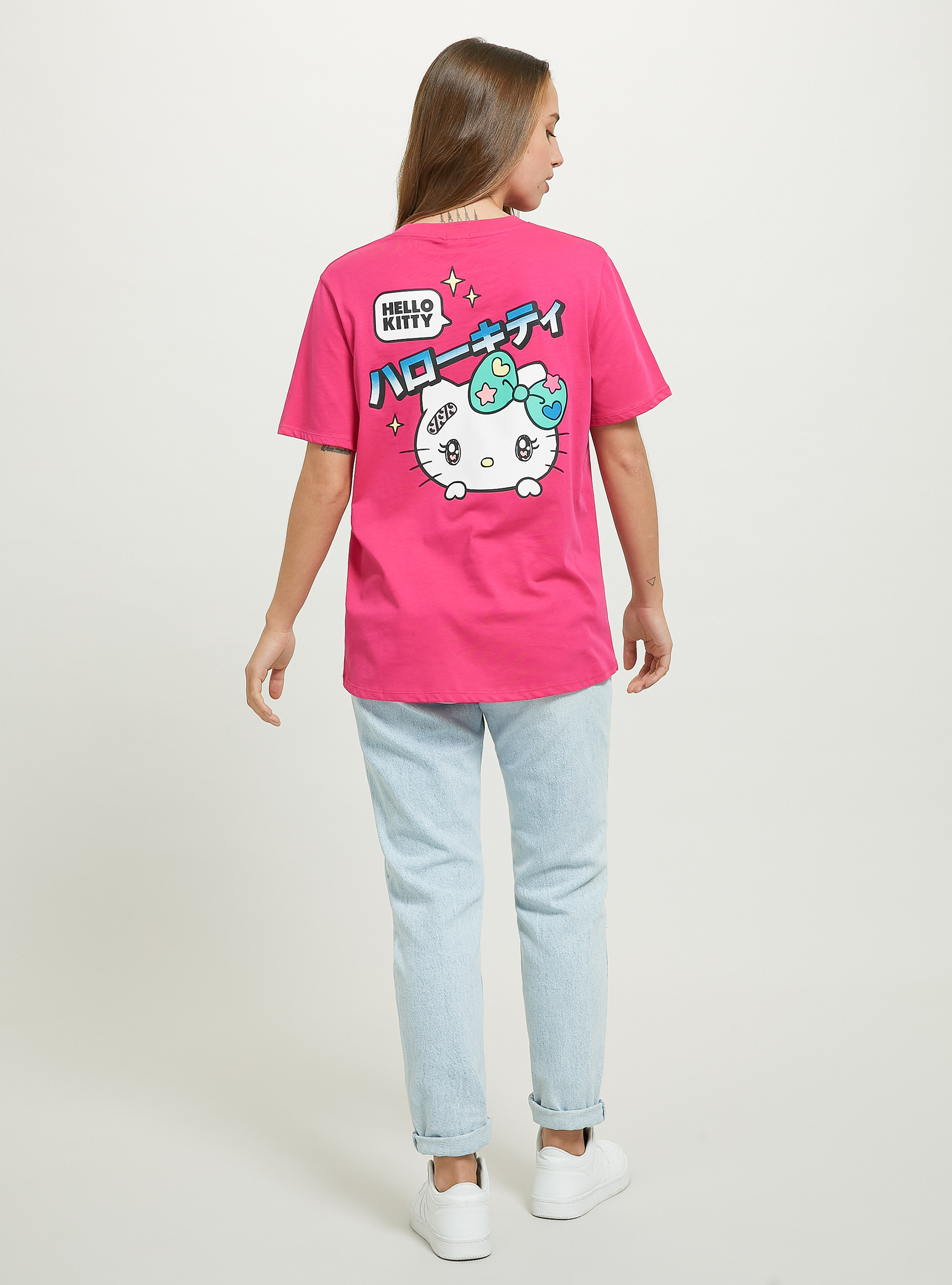 Camiseta Hello Kitty / Alcott, FX2 FUXIA MEDIUM