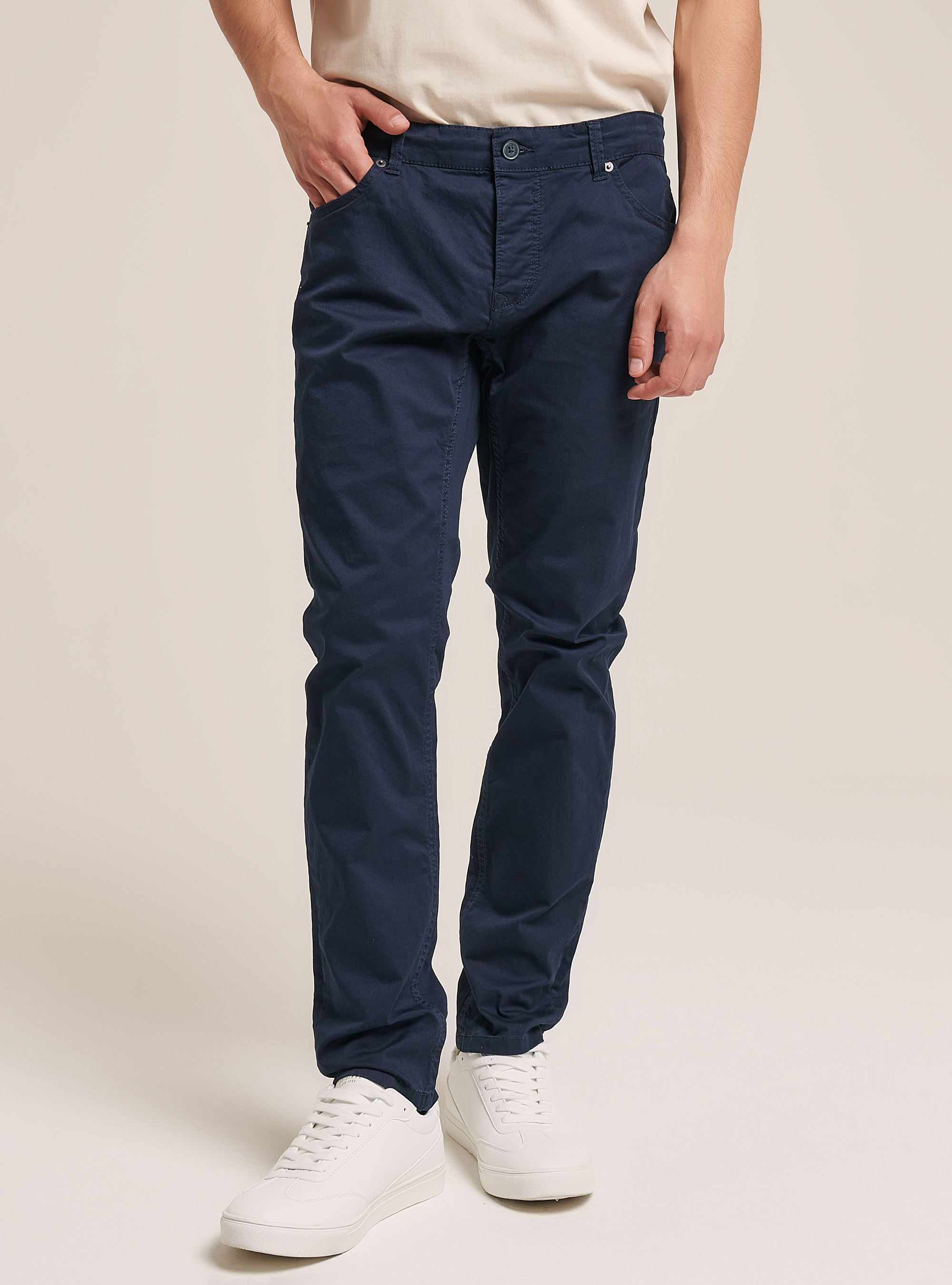 Super skinny trousers, BLUE NAVY