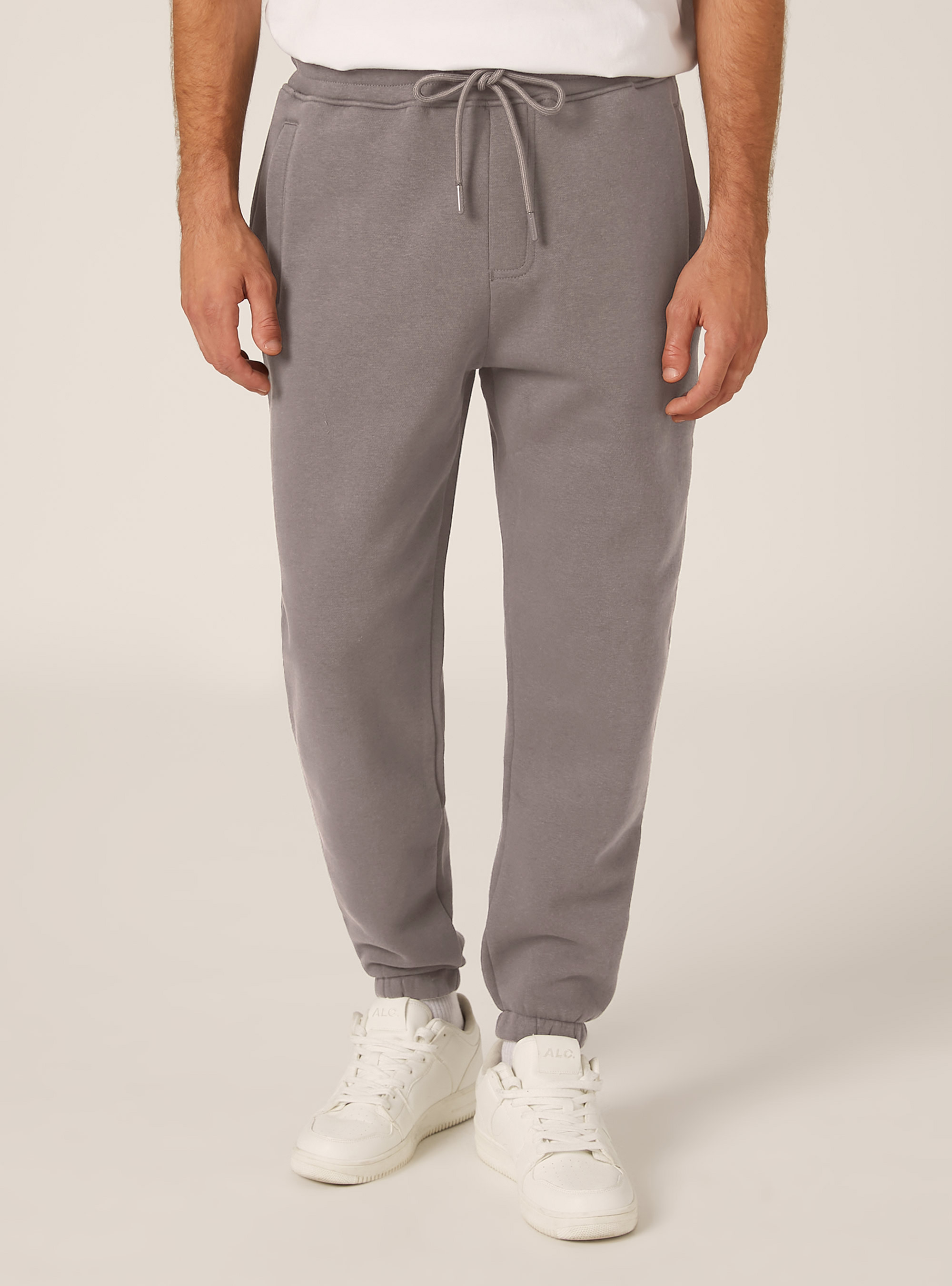 Fleece jogger pants, GY2 GREY MEDIUM