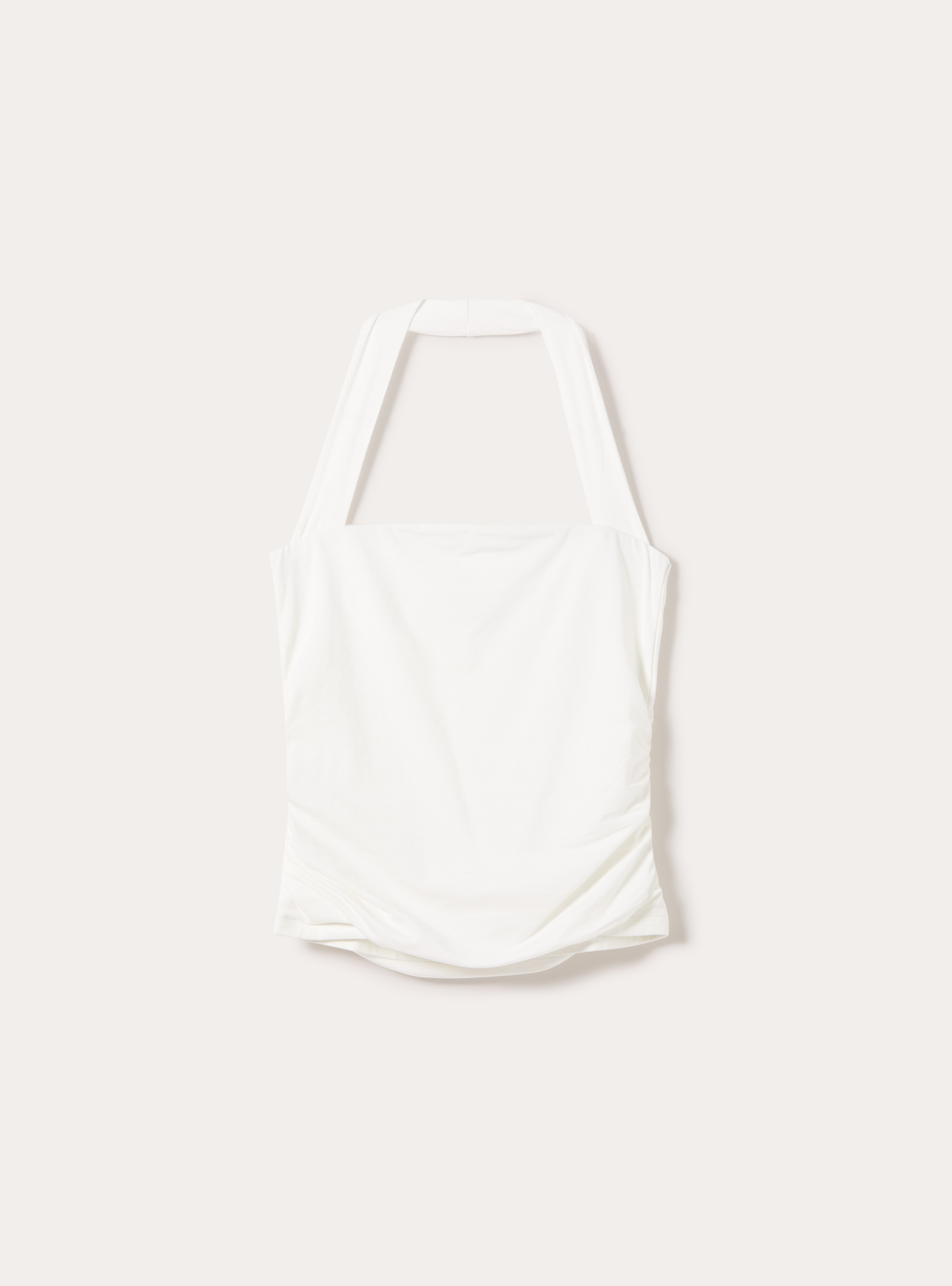 Jersey bandeau top, WH2 WHITE