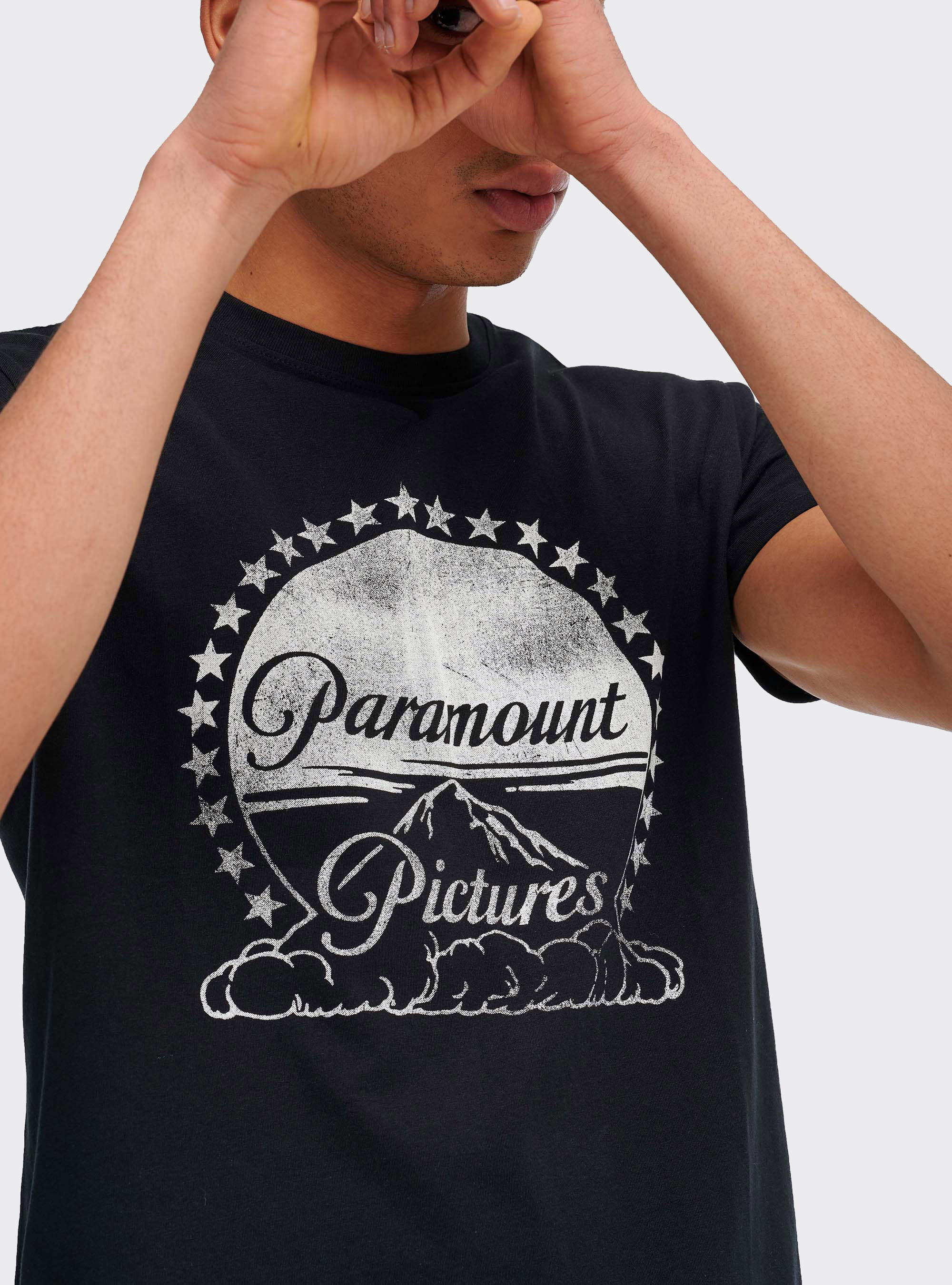 T-shirt Paramount, BLACK