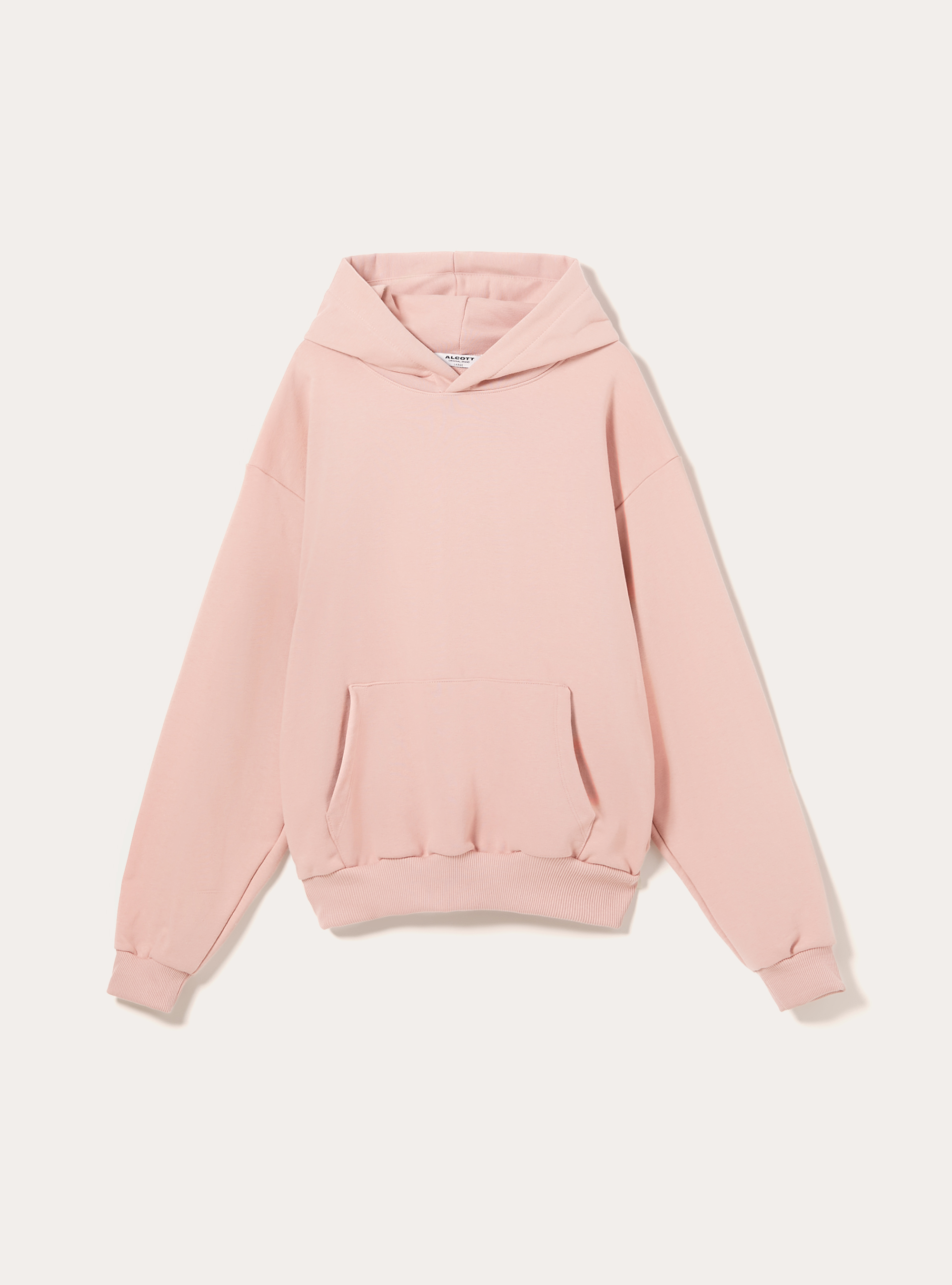 Boxy fit hoodie, PK3 PINK LIGHT