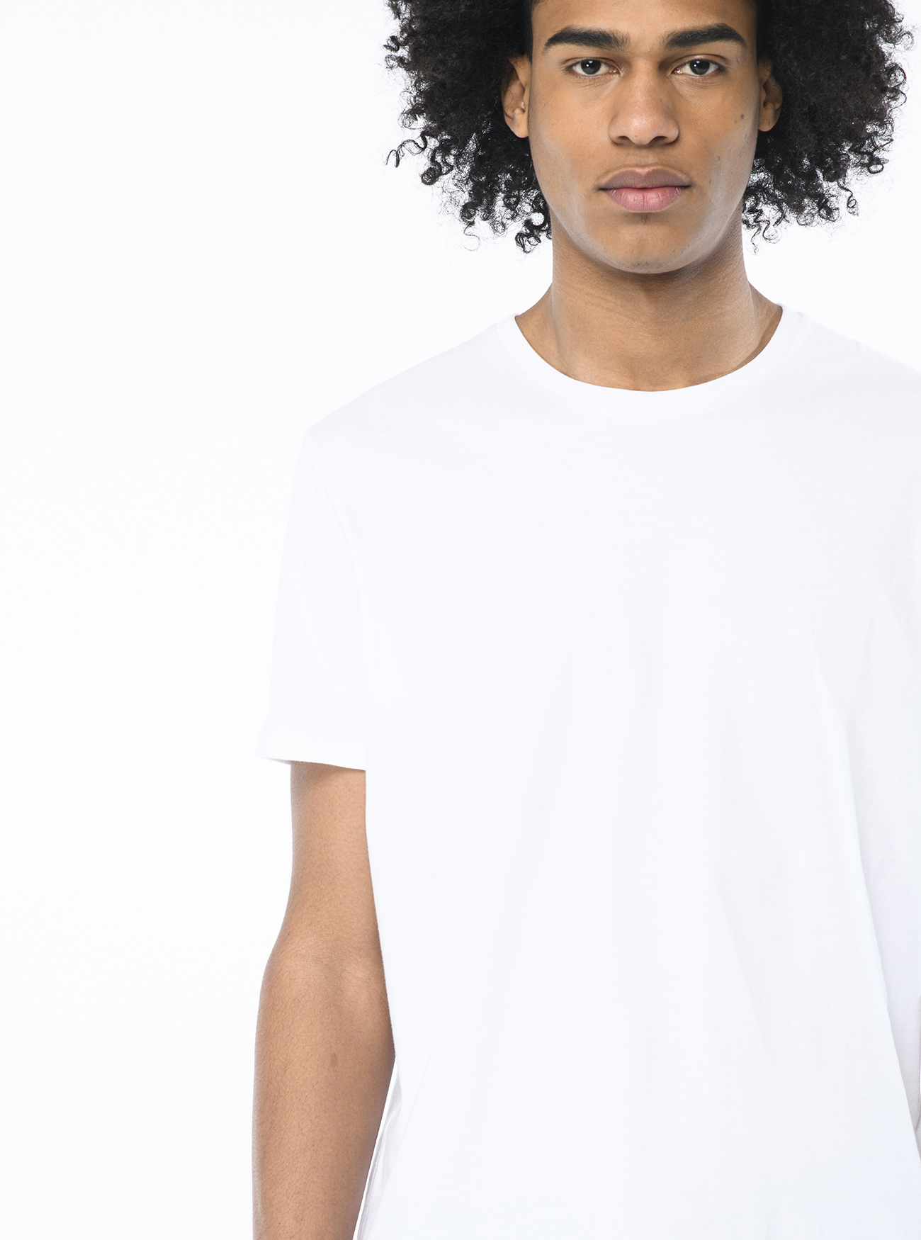 T-shirt tinta unita, BIANCO