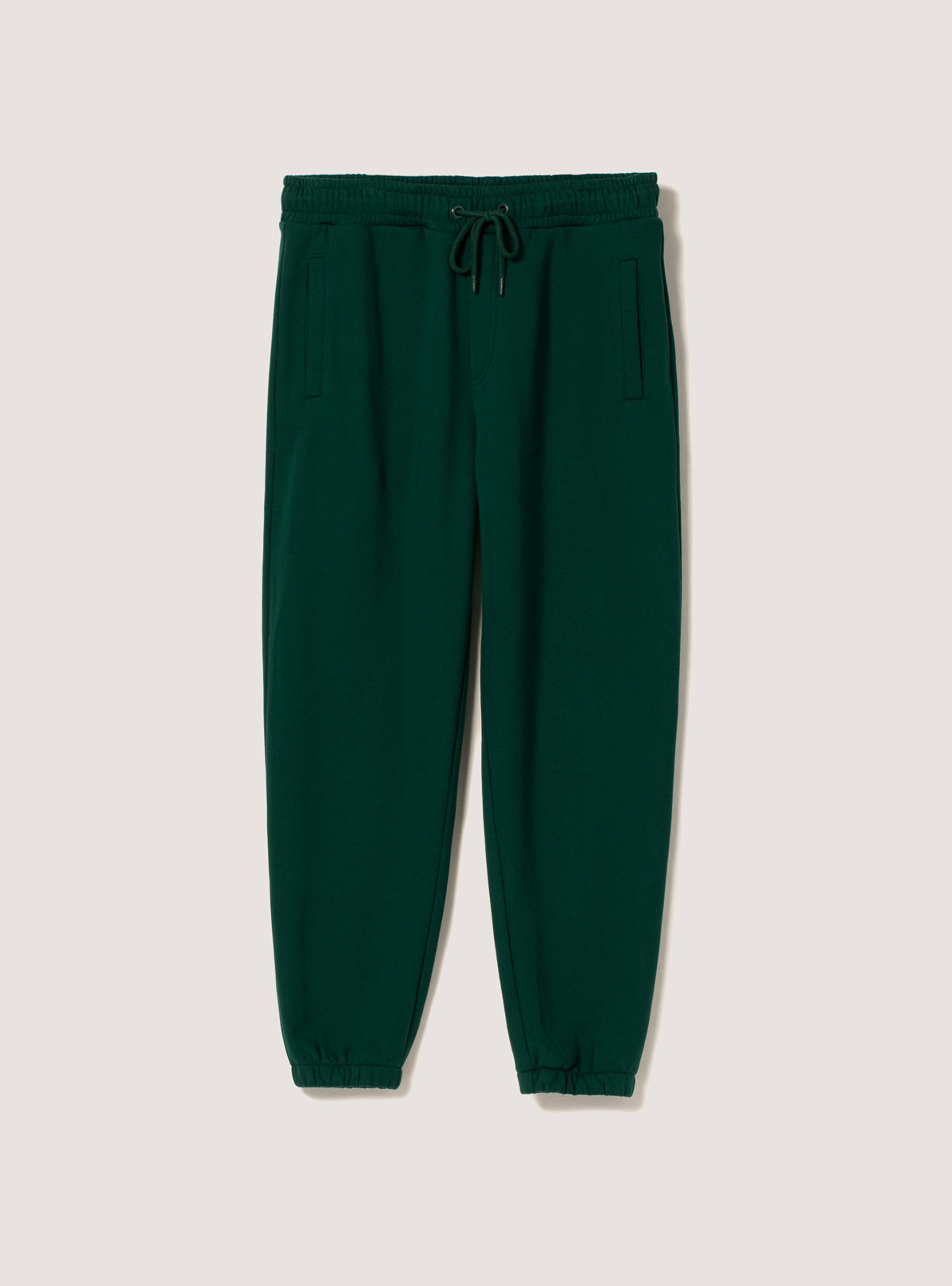 Plush jogger trousers, GN1 GREEN DARK